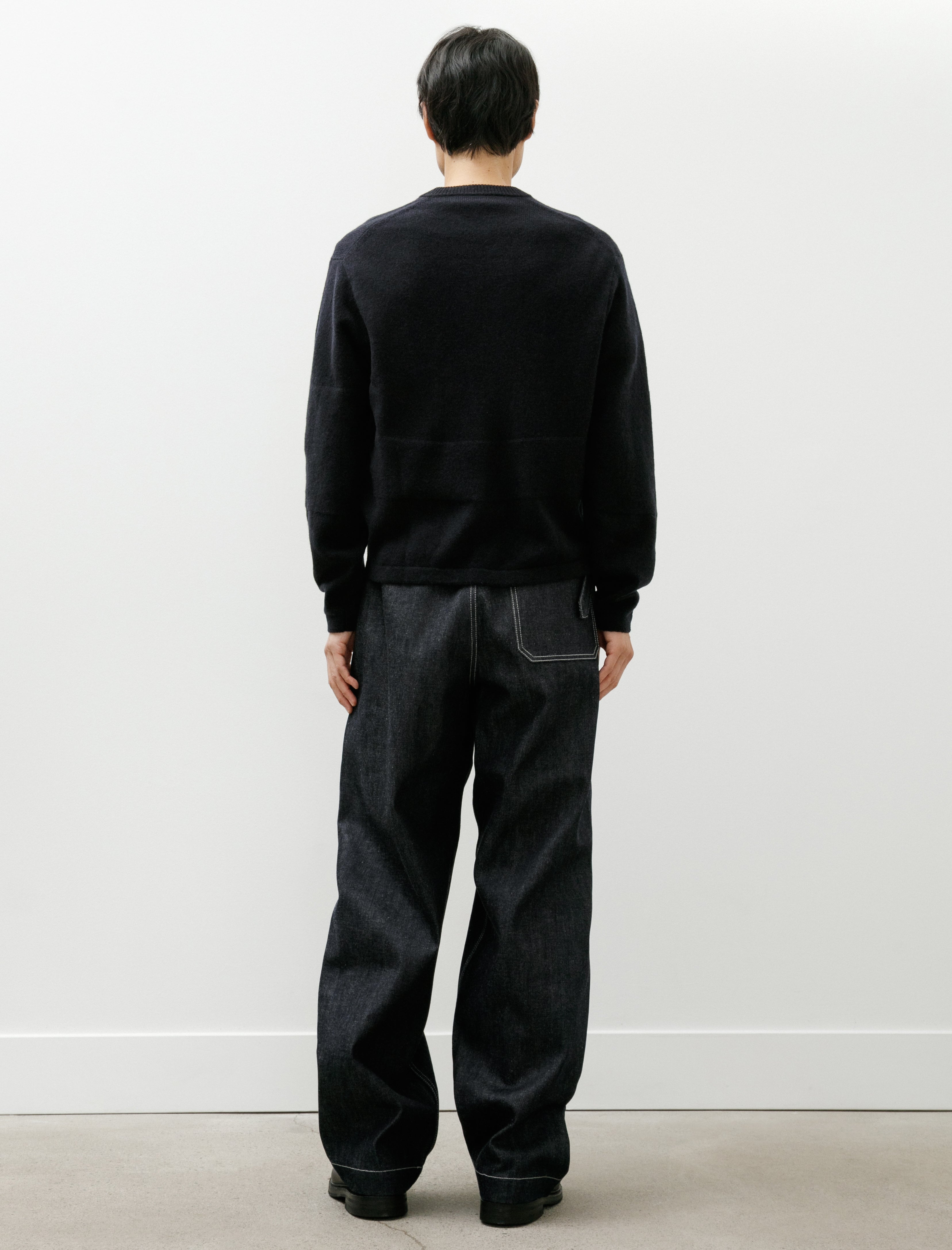 Graphpaper Selvage Denim Belted Pants Indigo Rigid