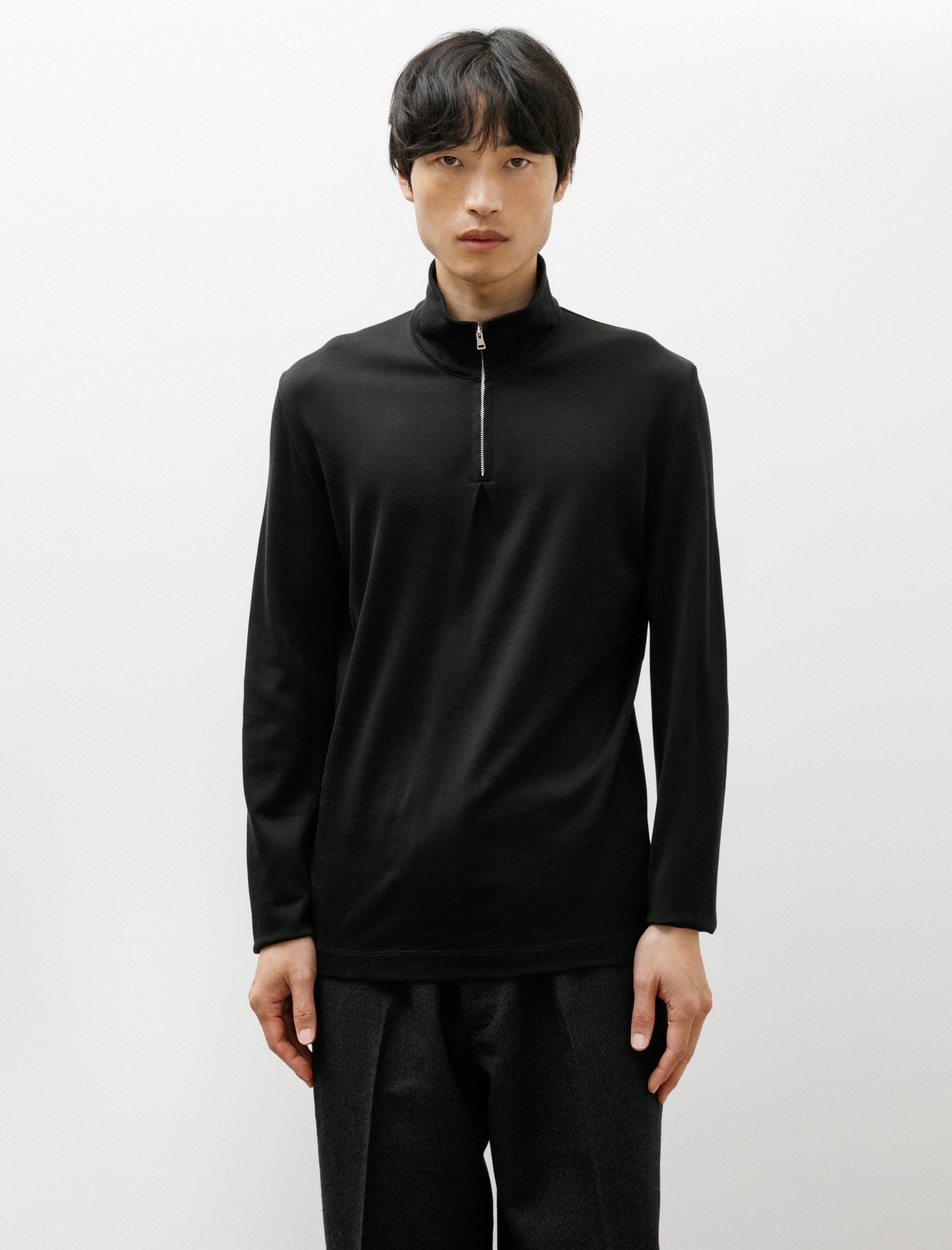 Derrick First Layer Quarter Zip Black