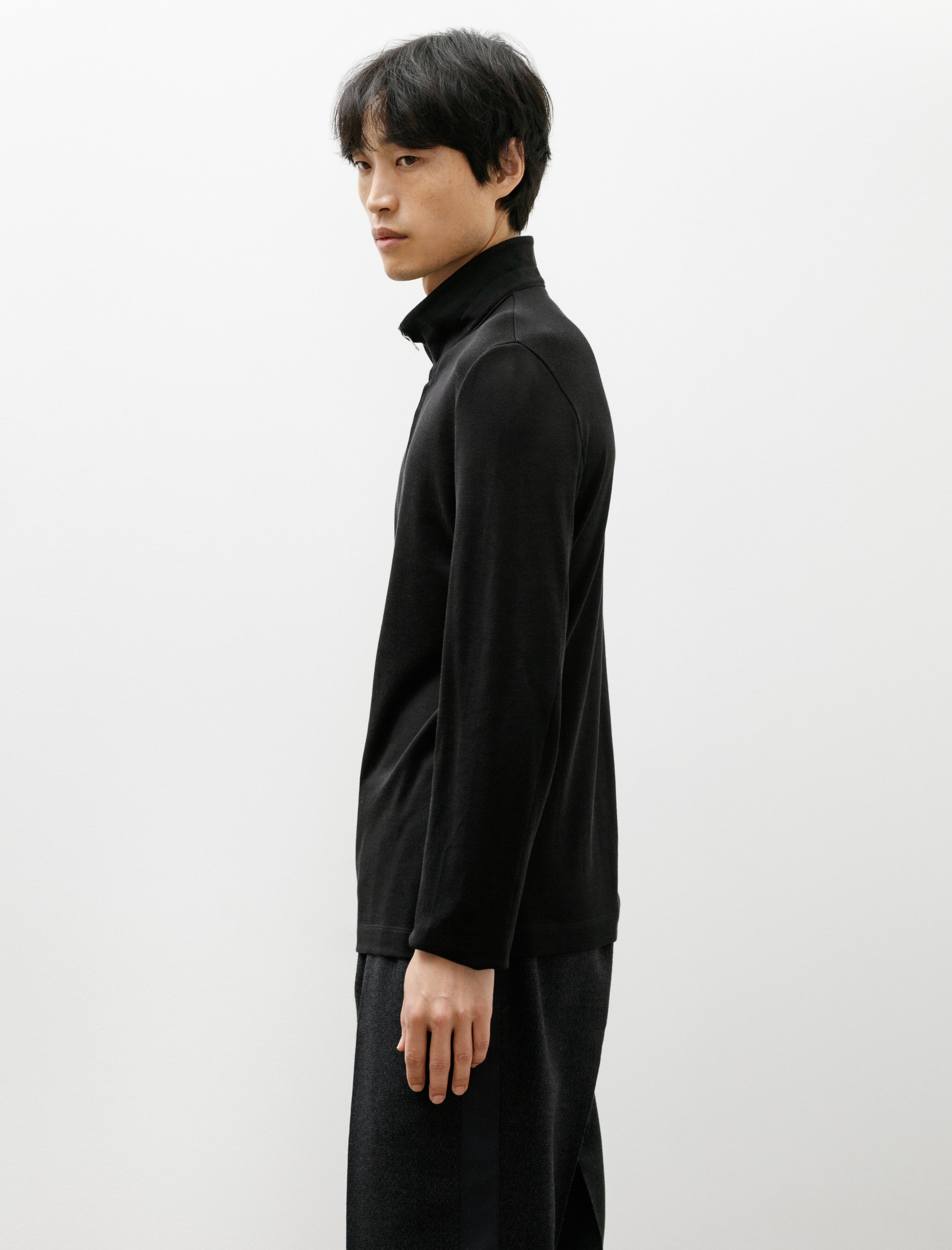 Derrick First Layer Quarter Zip Black