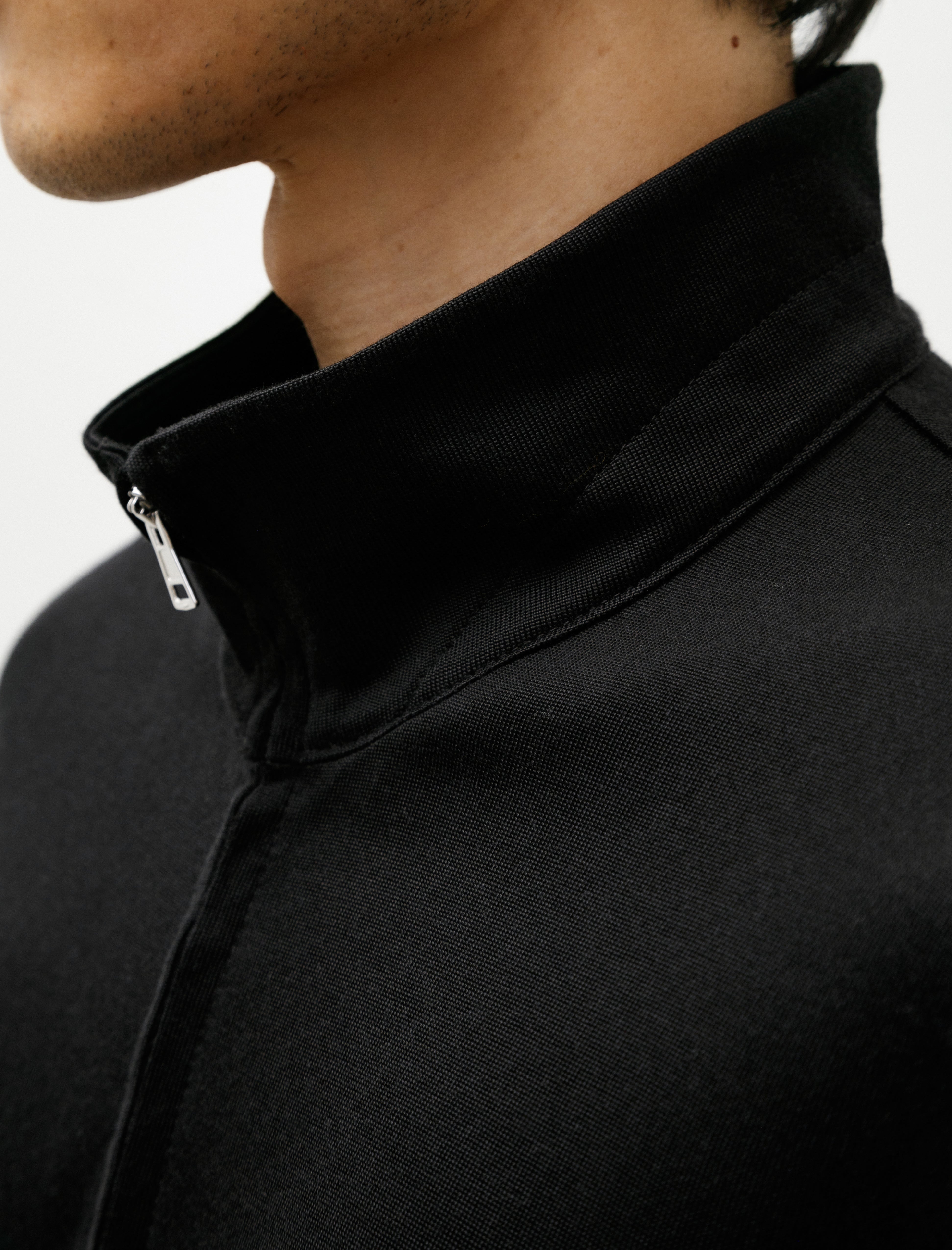 Derrick First Layer Quarter Zip Black