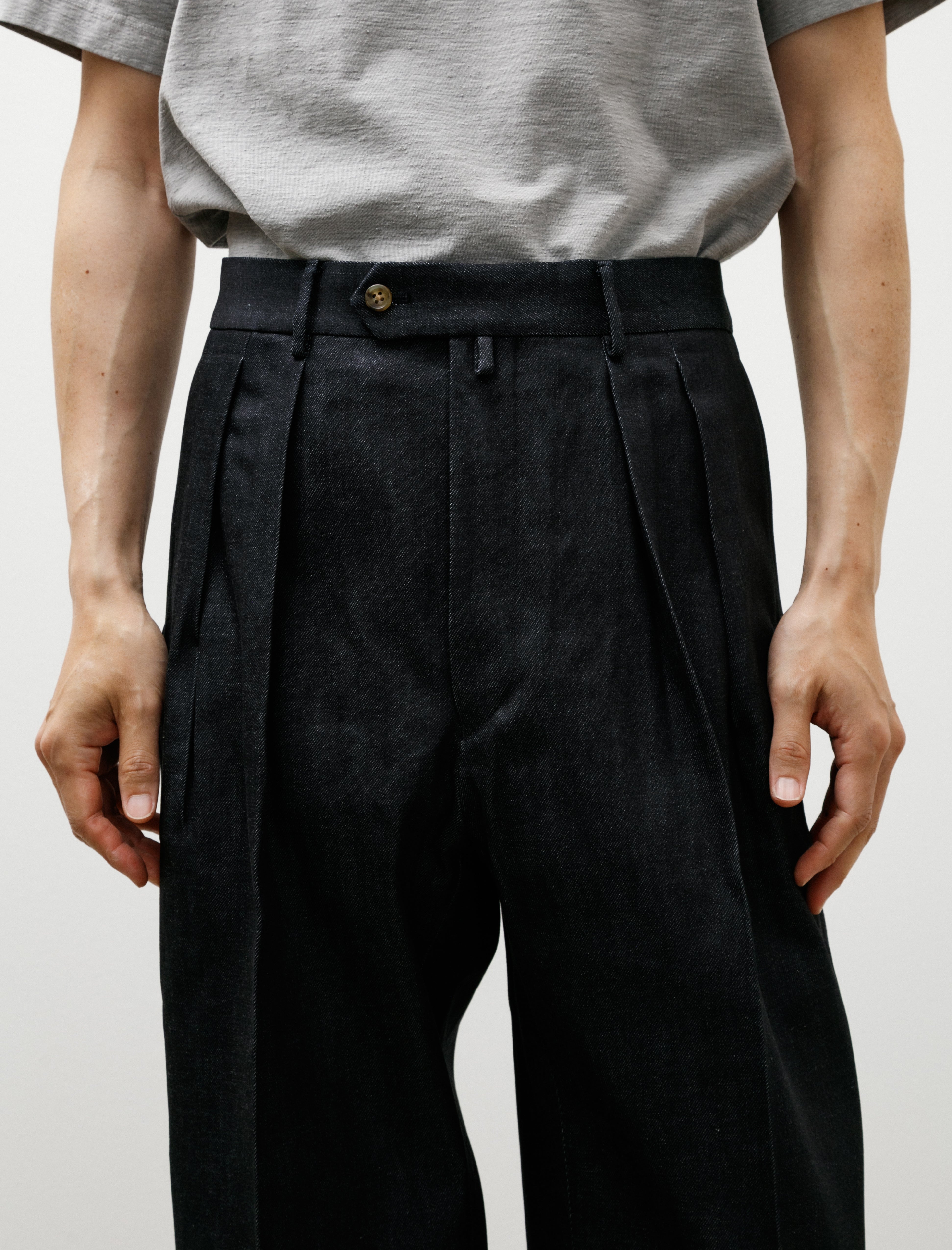 Neat 11.5oz Natural Slub Denim Wide Indigo