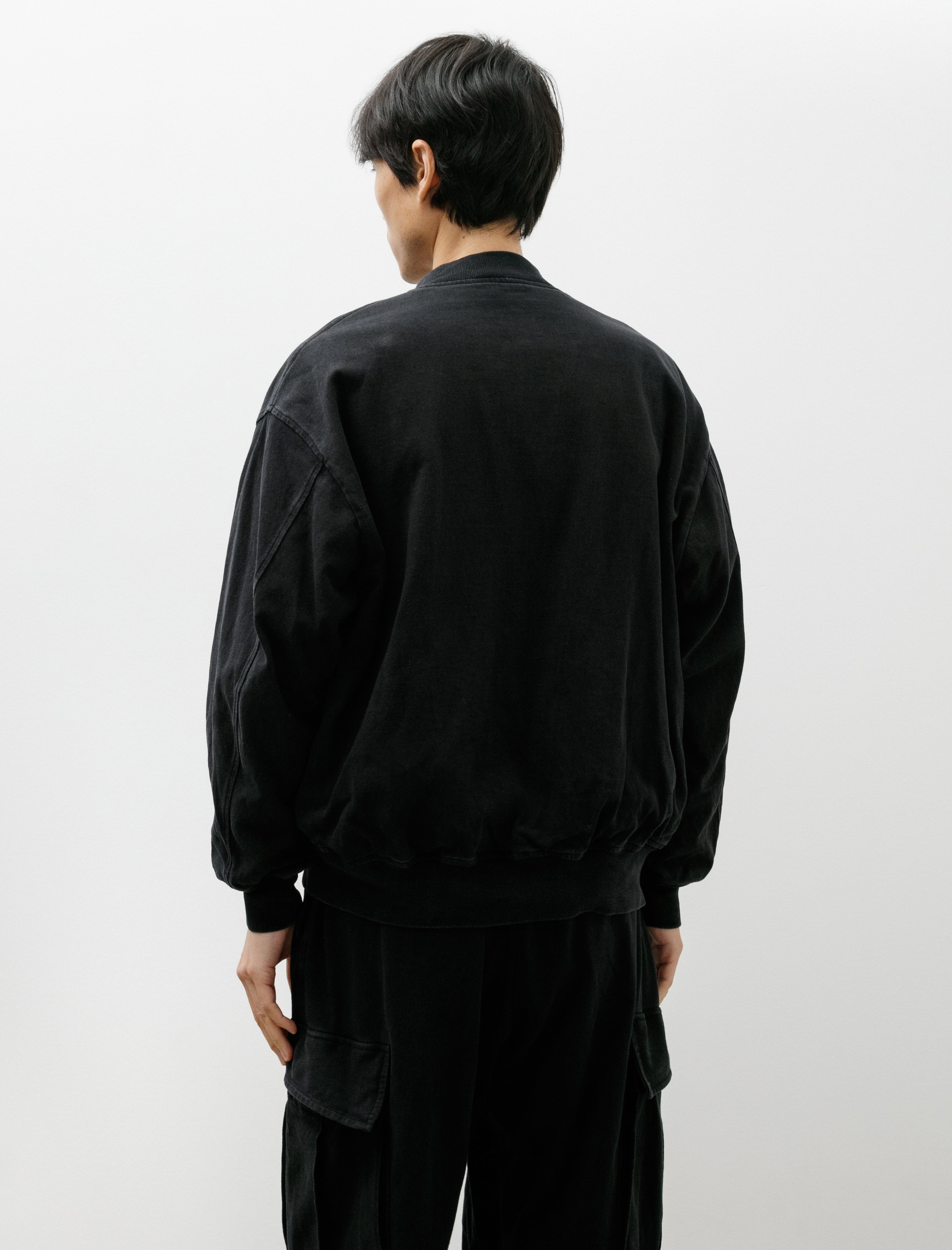 Comoli Cotton Jersey Zip Blouson