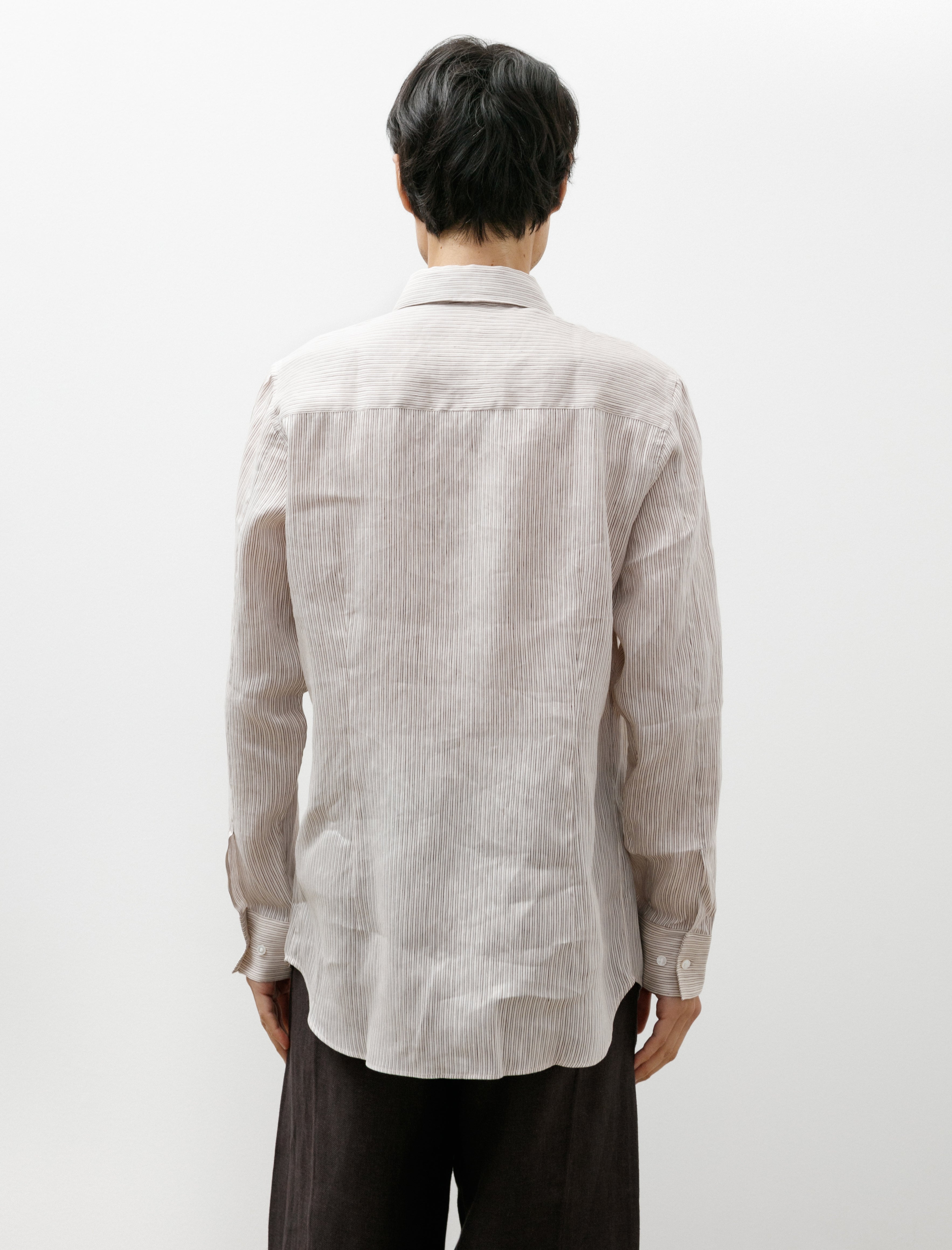 Seya Lunar Shirt Drifting Stripes Off Broken Black