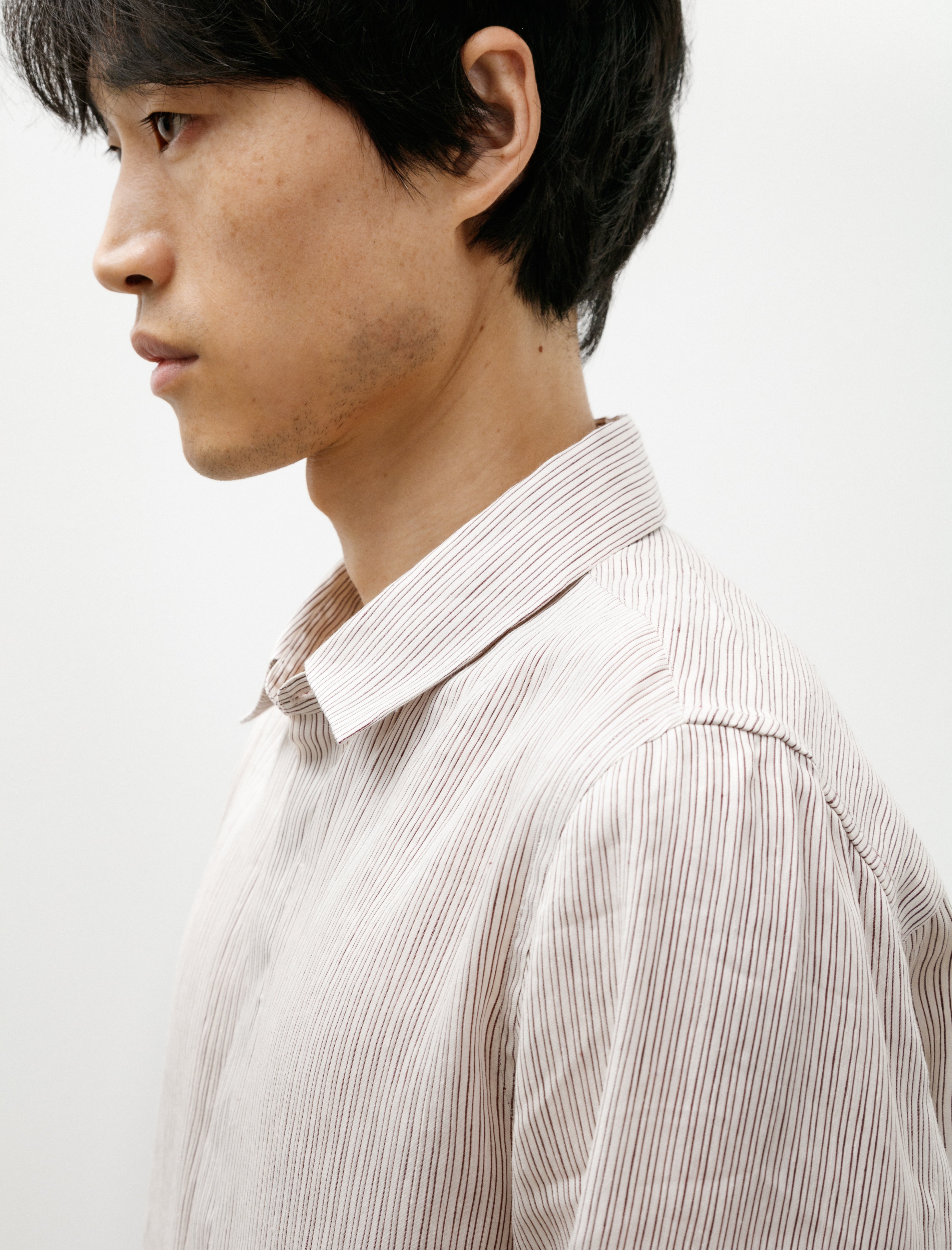 Seya Lunar Shirt Drifting Stripes Off Broken Black