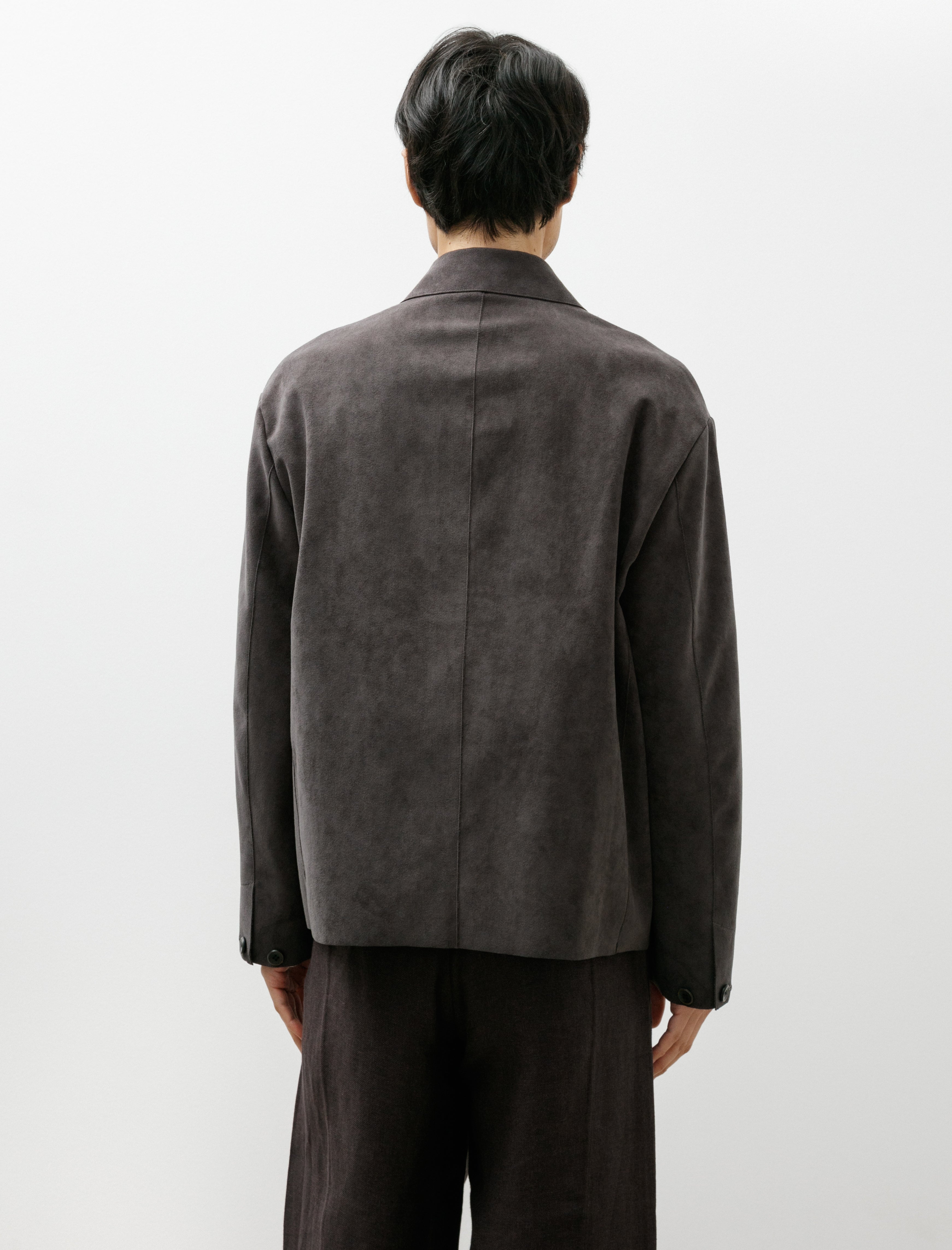 Seya Lucky Blouson Supima Backed Eco Suede Faded Ink