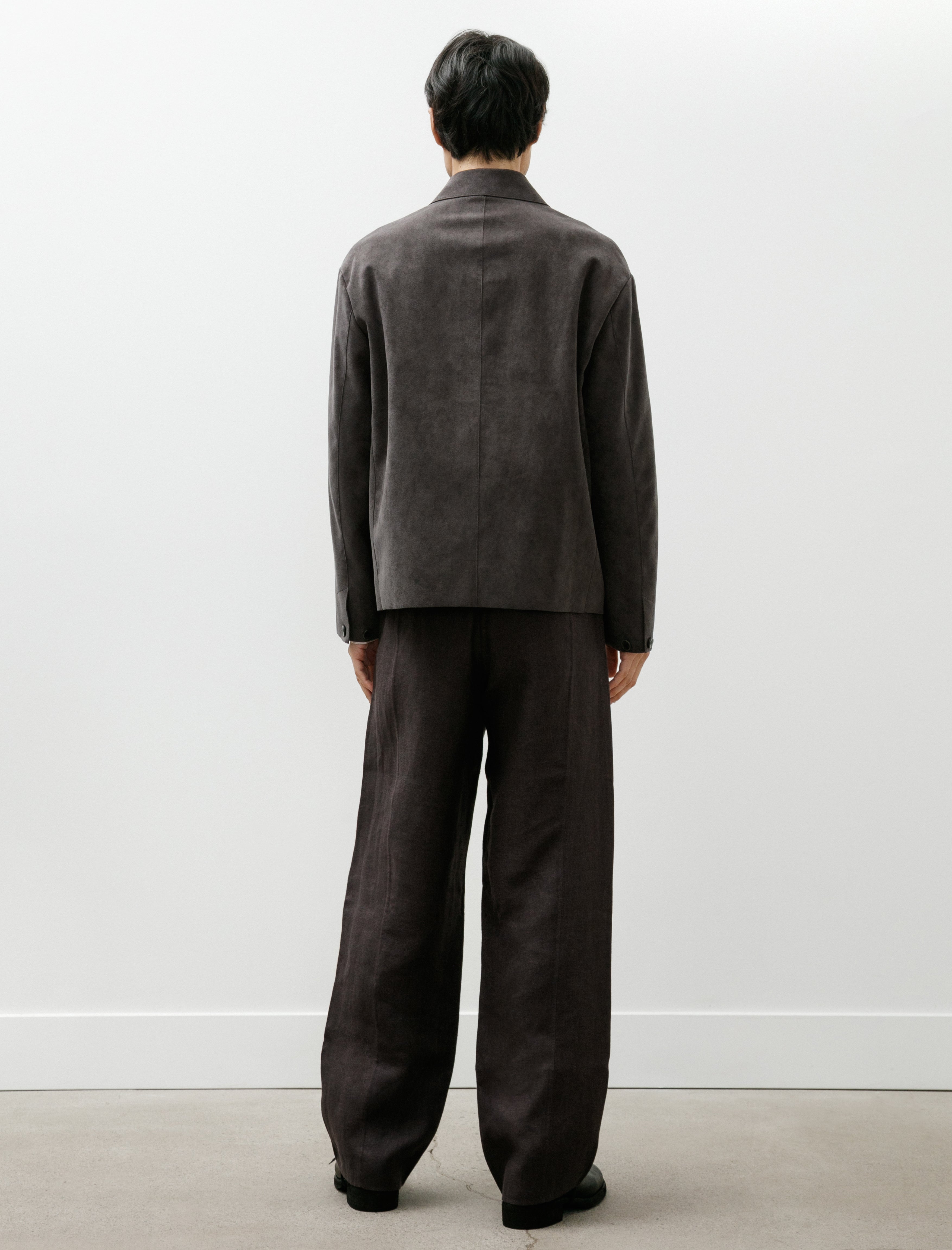 Seya Double Face Pants Legacy Linen Mud Indigo