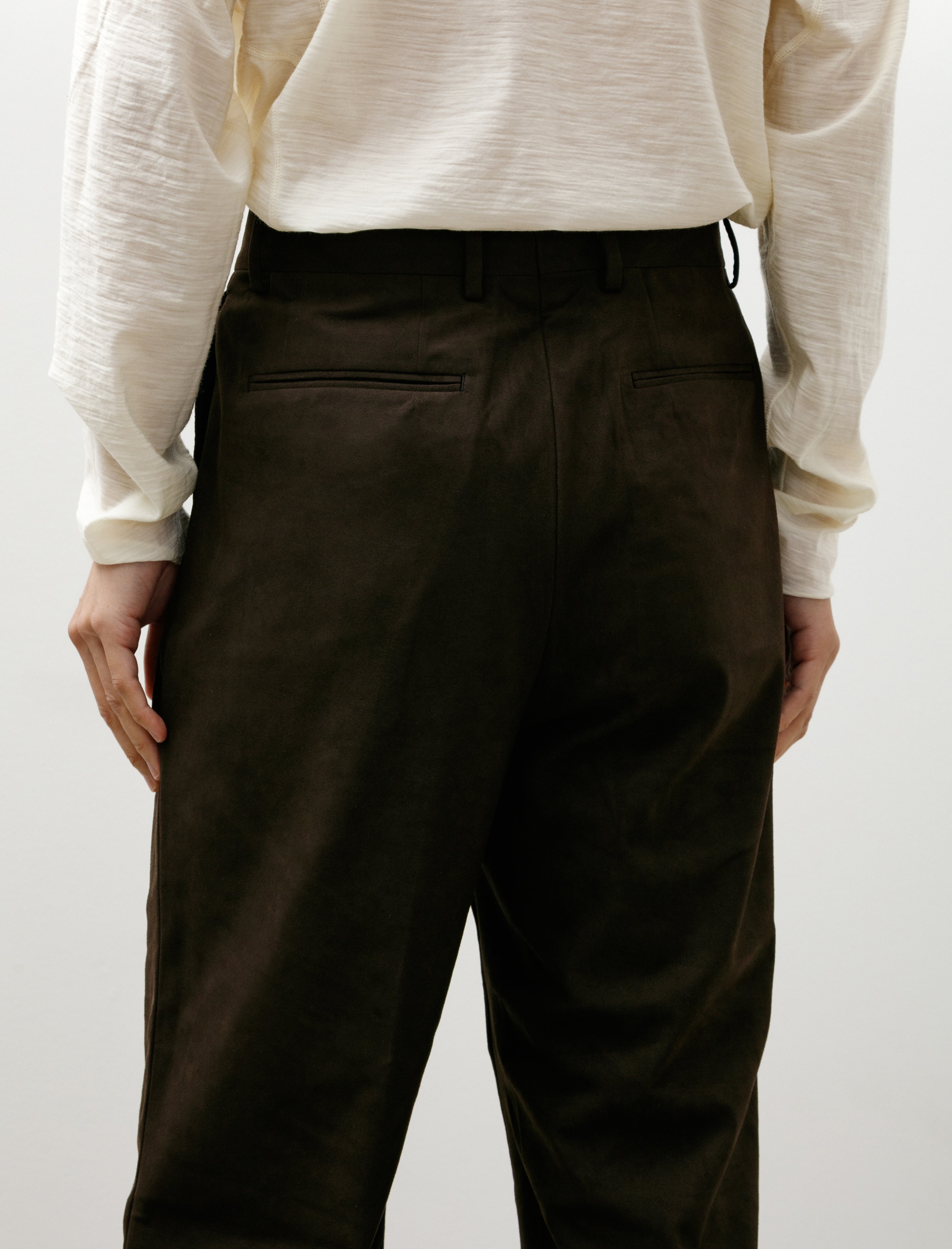 Neat Like a Suede Wide Dark Brown