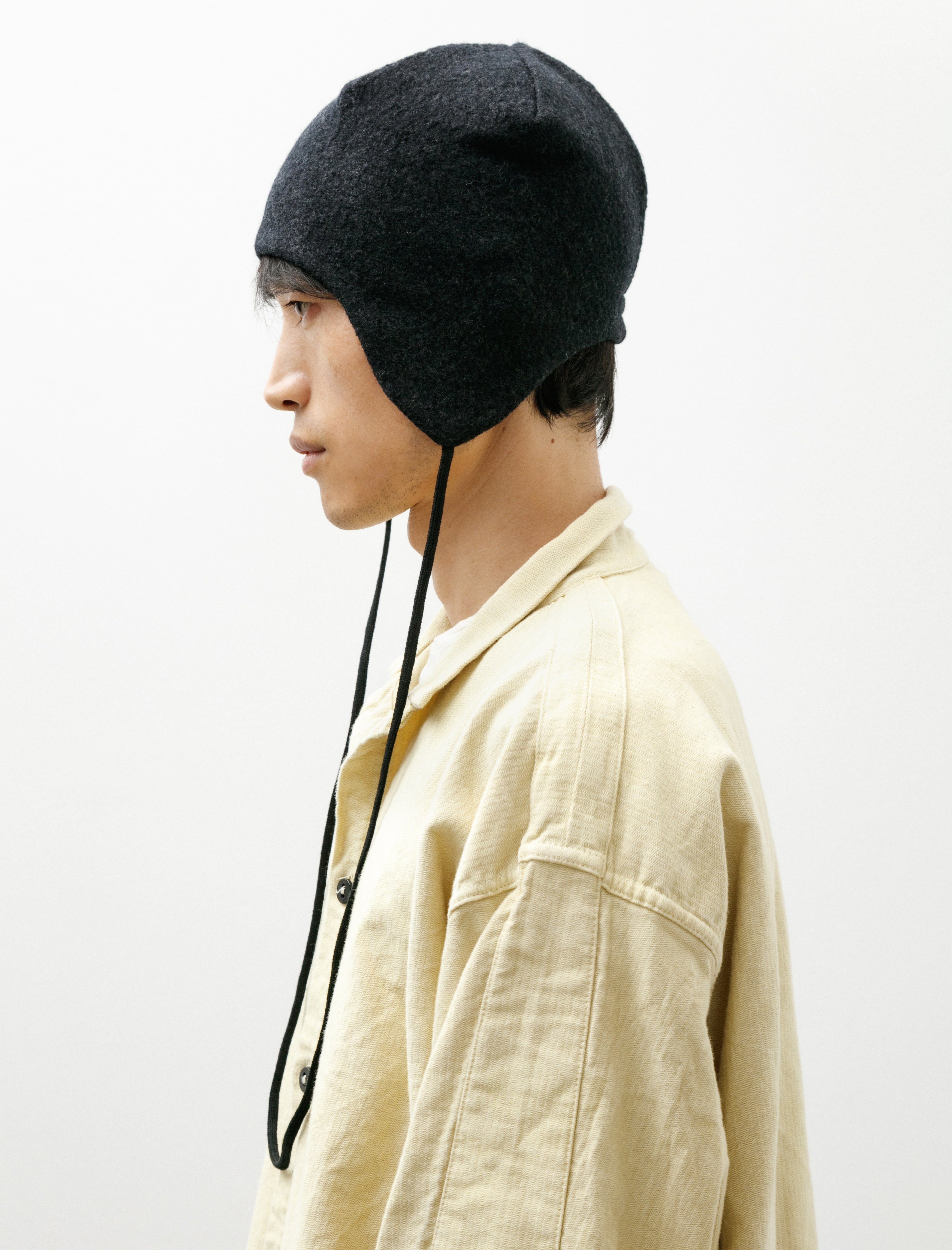 Lady White Co. Ear Flap Beanie Charcoal