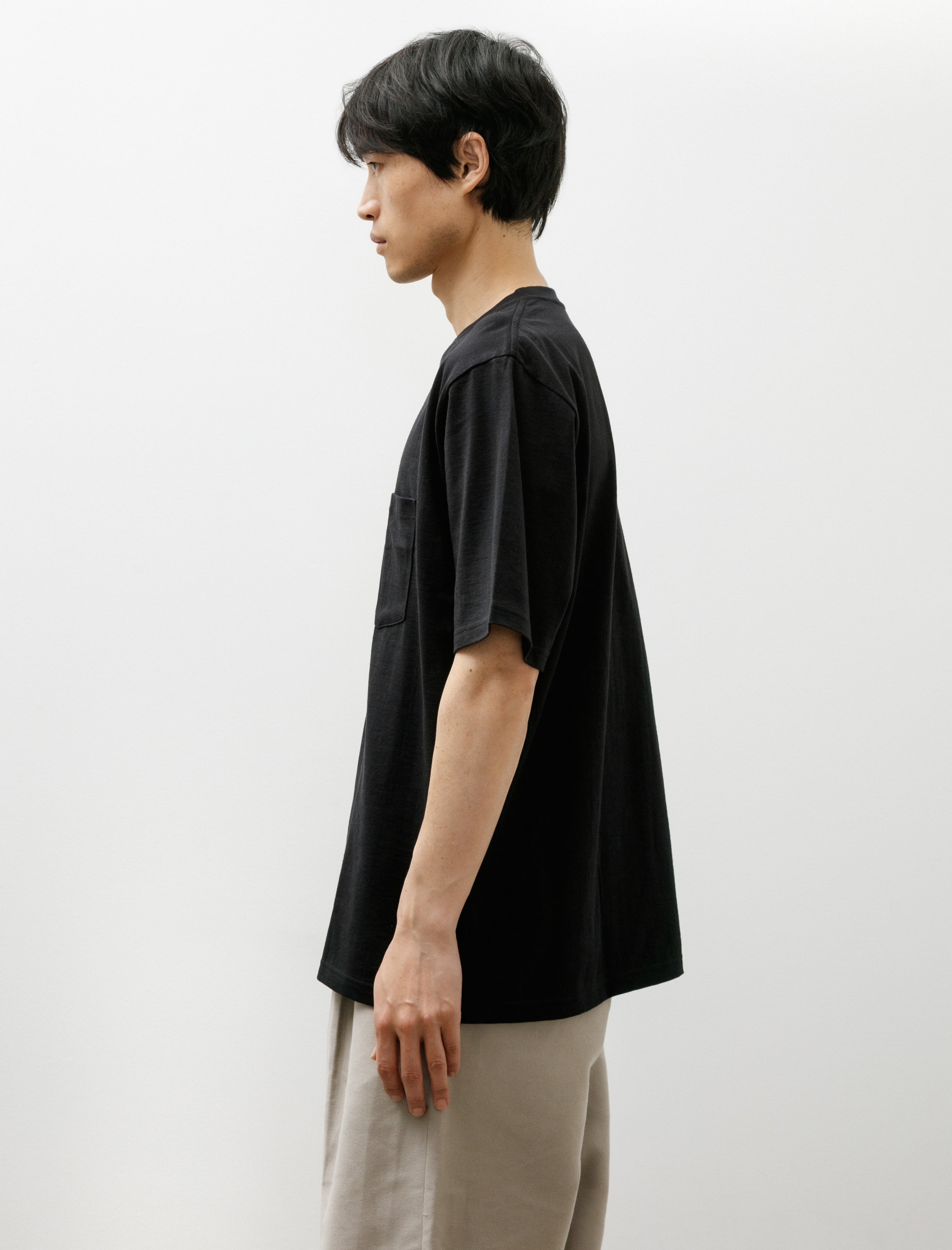 Graphpaper 2-Pack S/S Pocket Tee Black