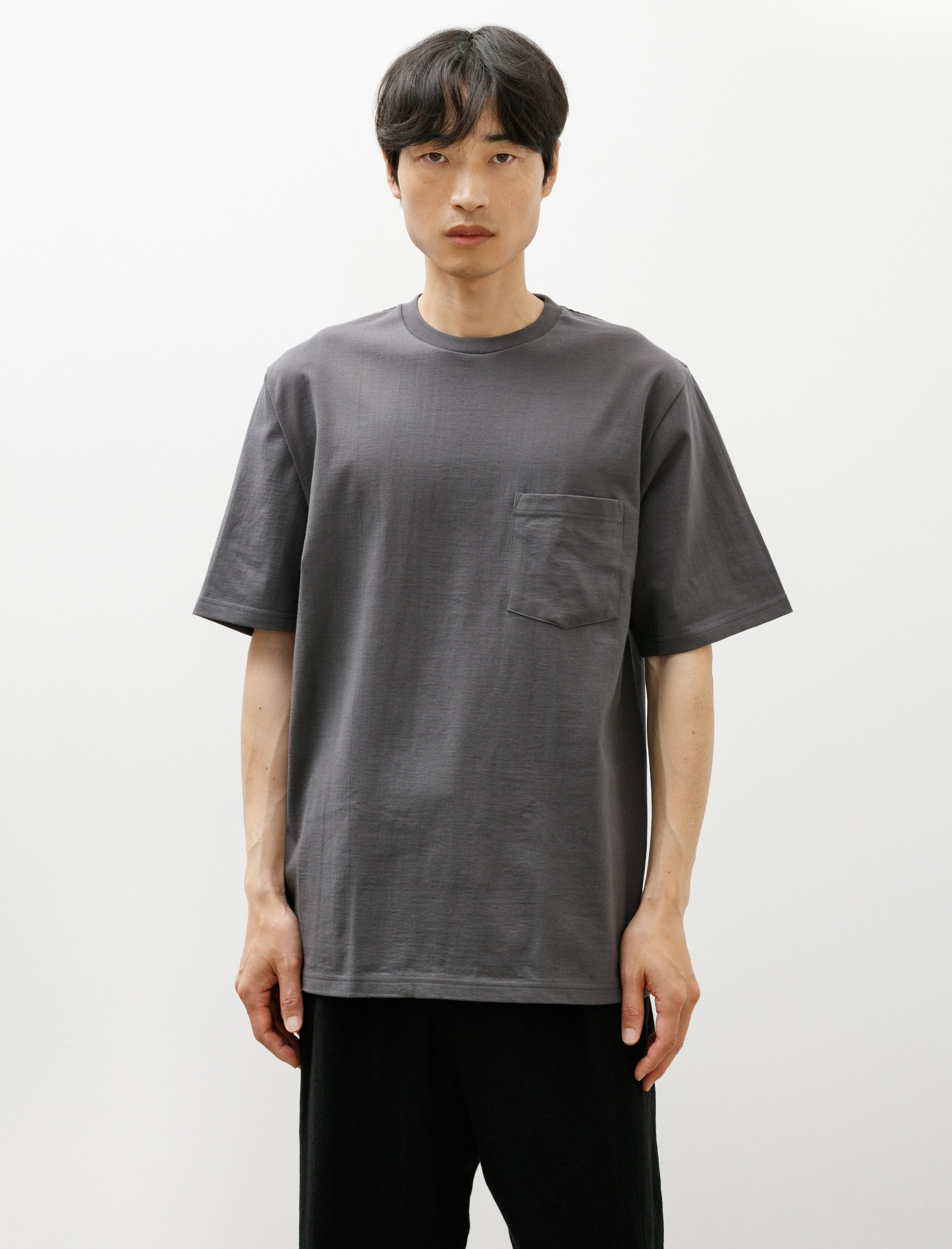 Graphpaper 2-Pack S/S Pocket Tee Grey