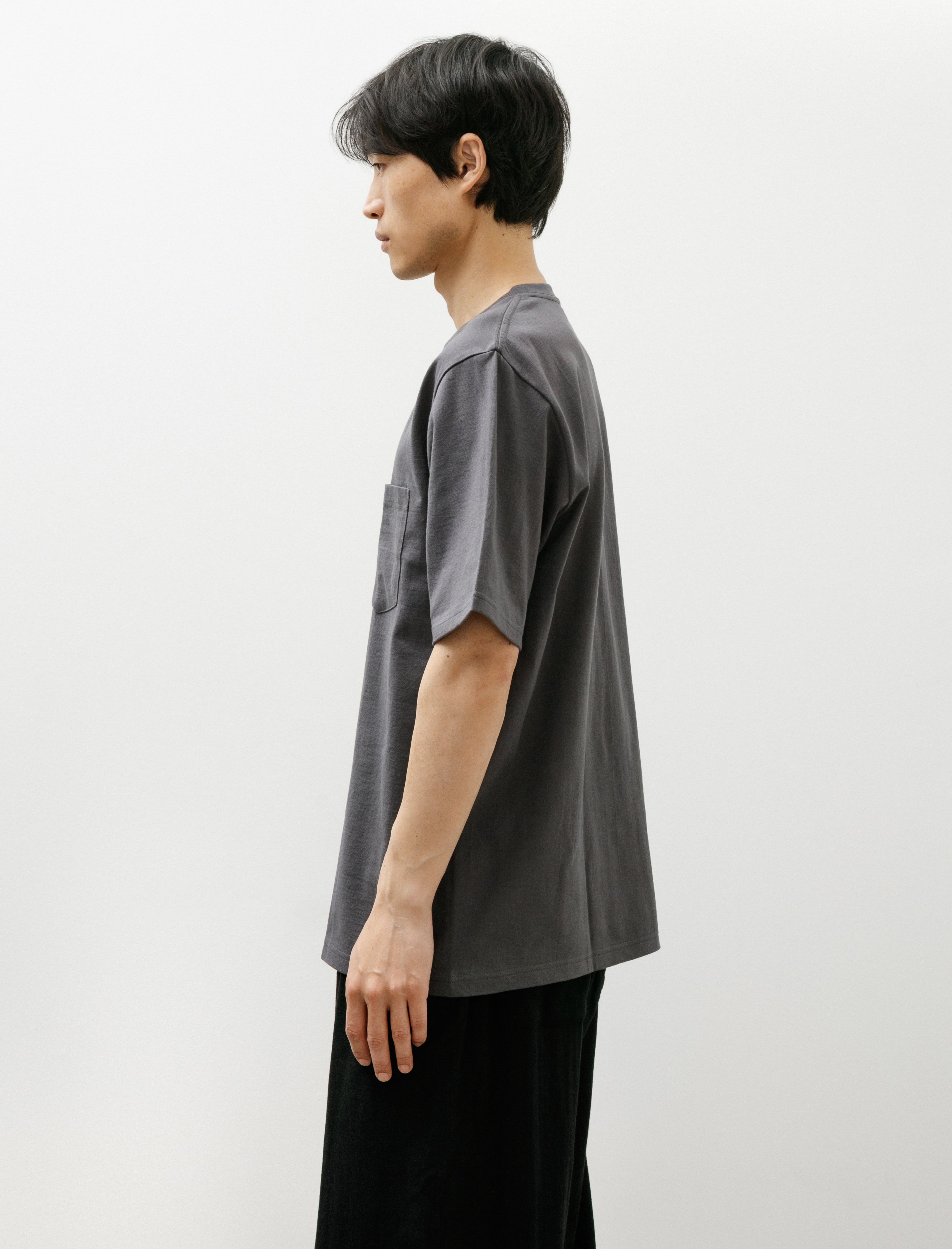 Graphpaper 2-Pack S/S Pocket Tee Grey