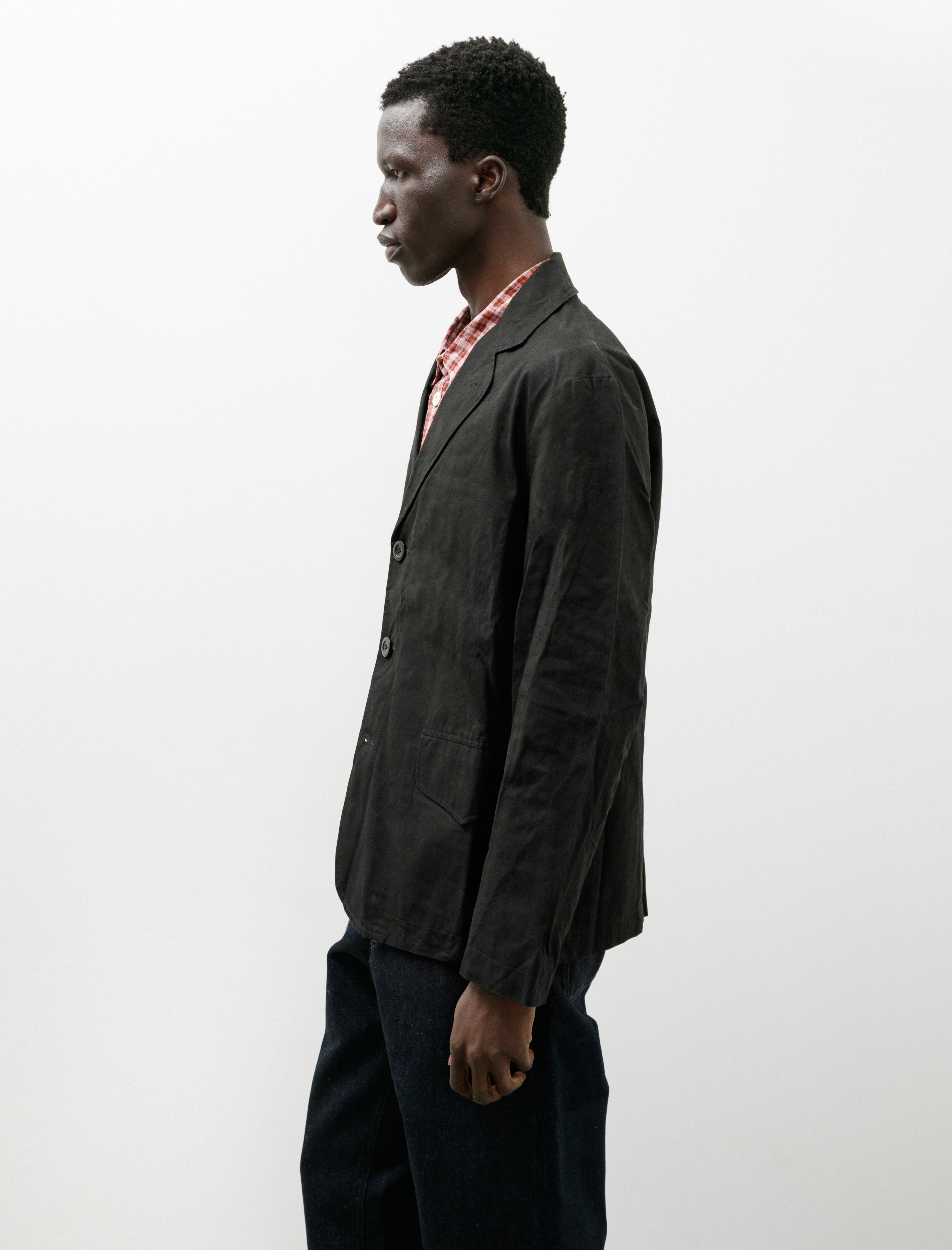 Conkers Rambler Blazer Cotton Dry Wax Black