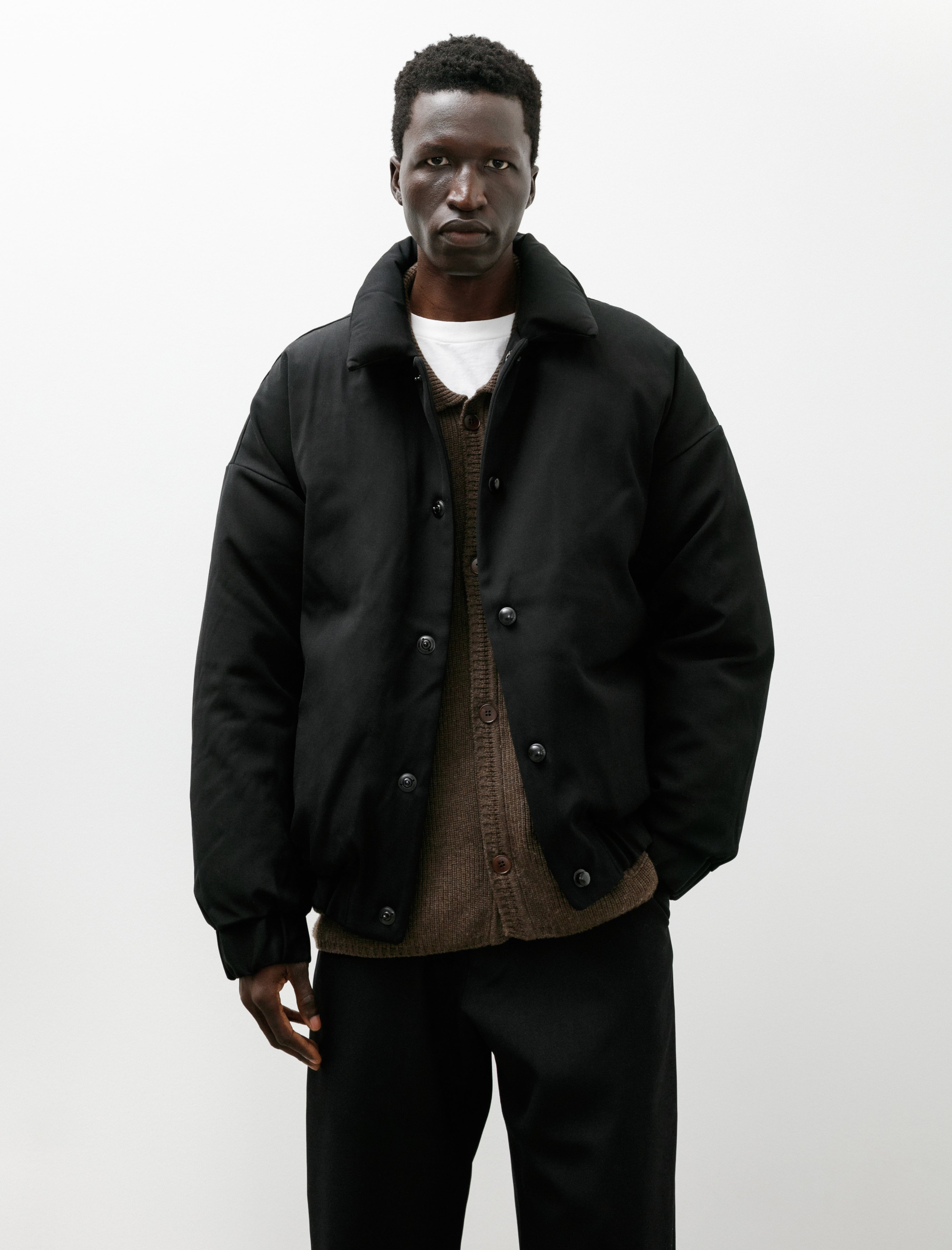 MAN-TLE R21 Down-6 Double Down Blouson Black Impact Wool