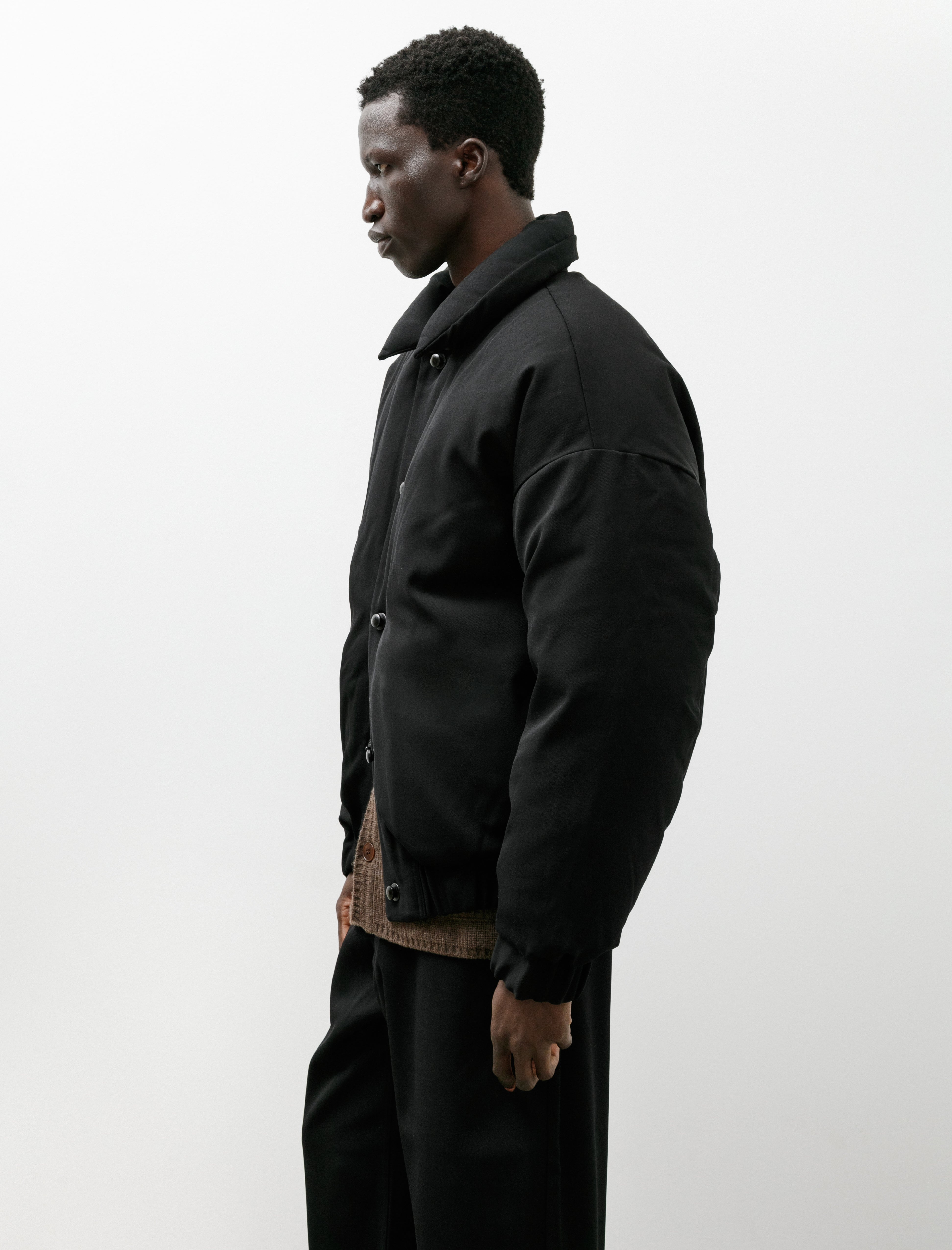 MAN-TLE R21 Down-6 Double Down Blouson Black Impact Wool