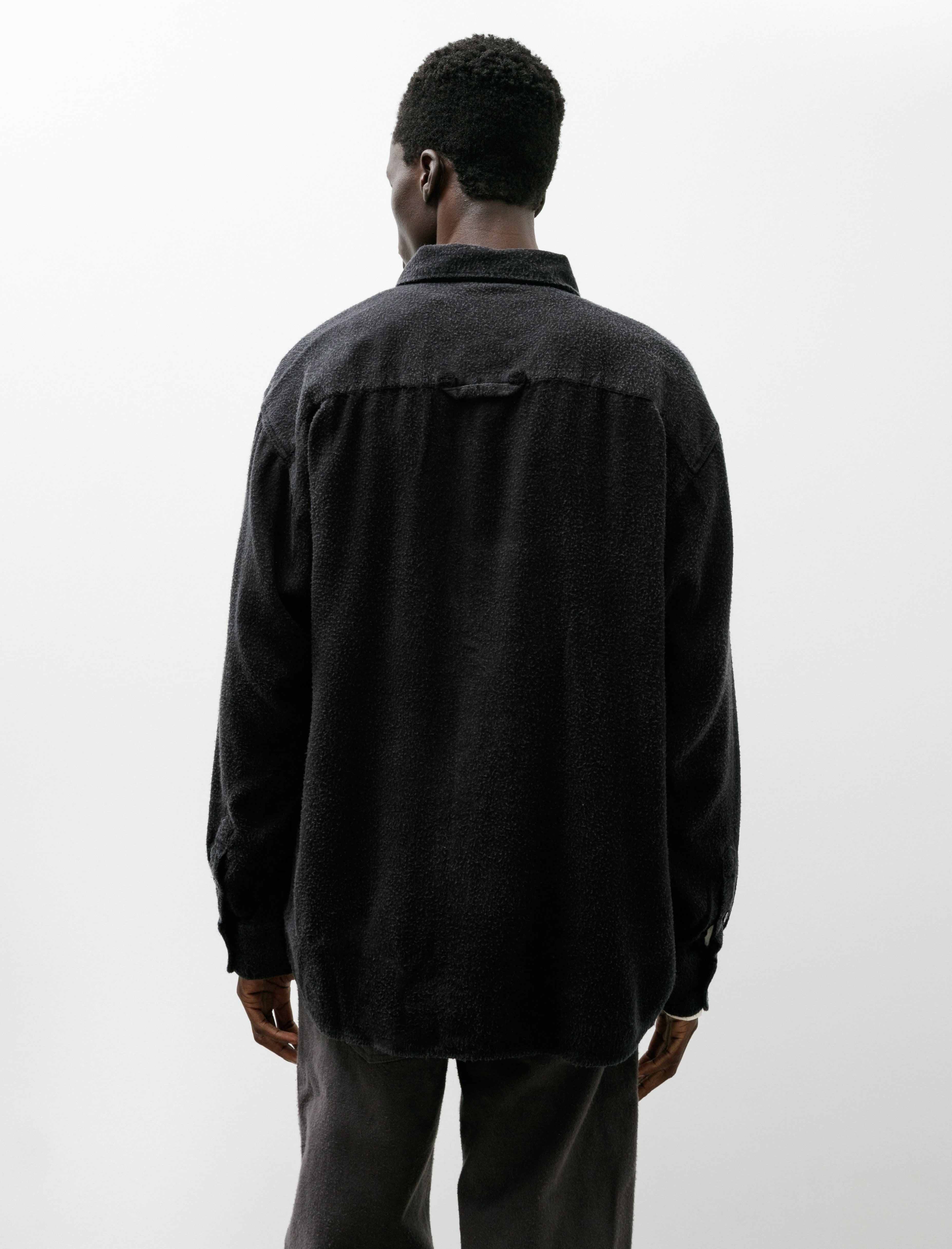 mfpen Gambler Shirt Black Fuzz Tencel