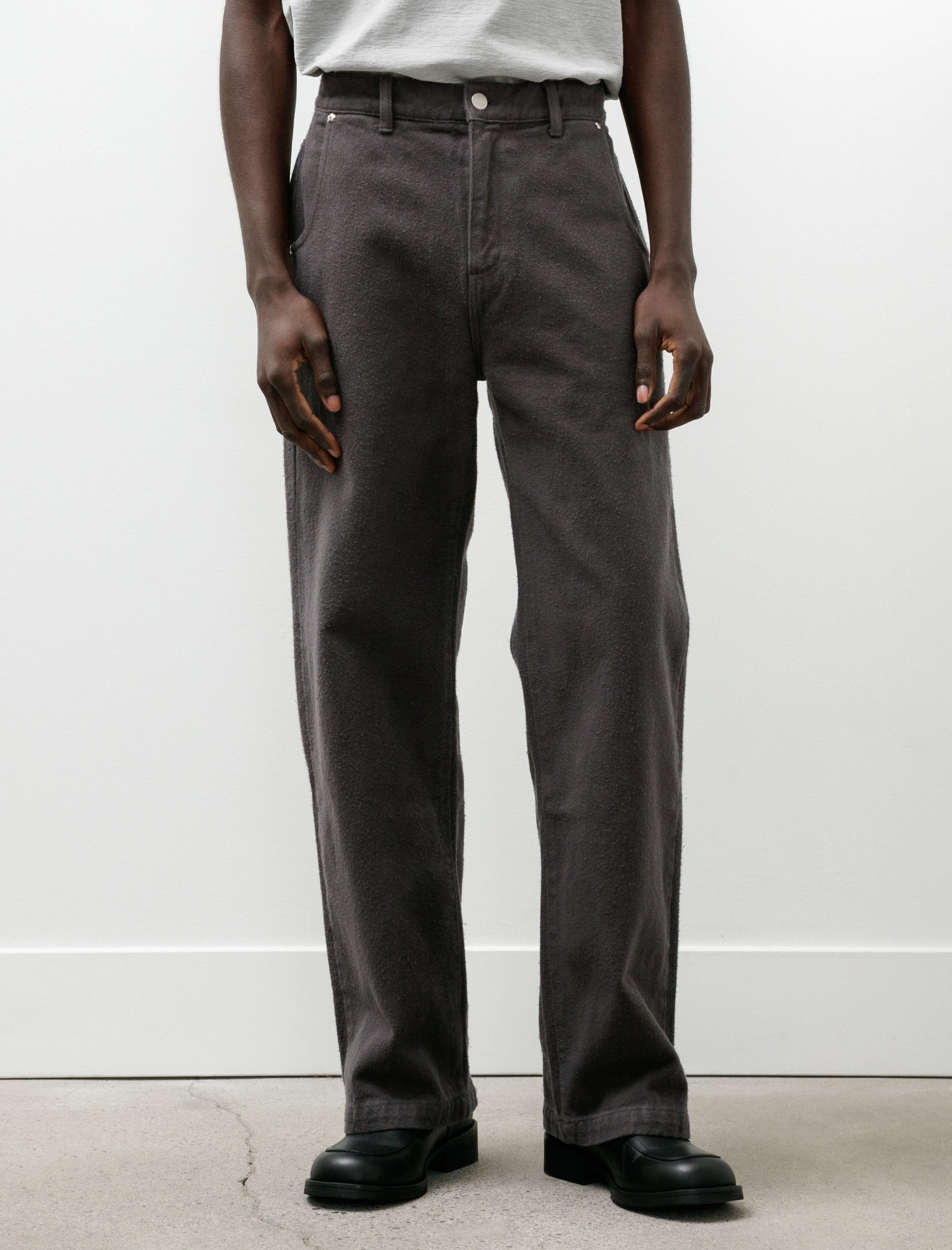 mfpen Straight Cut Jeans Brushed Gull Twill