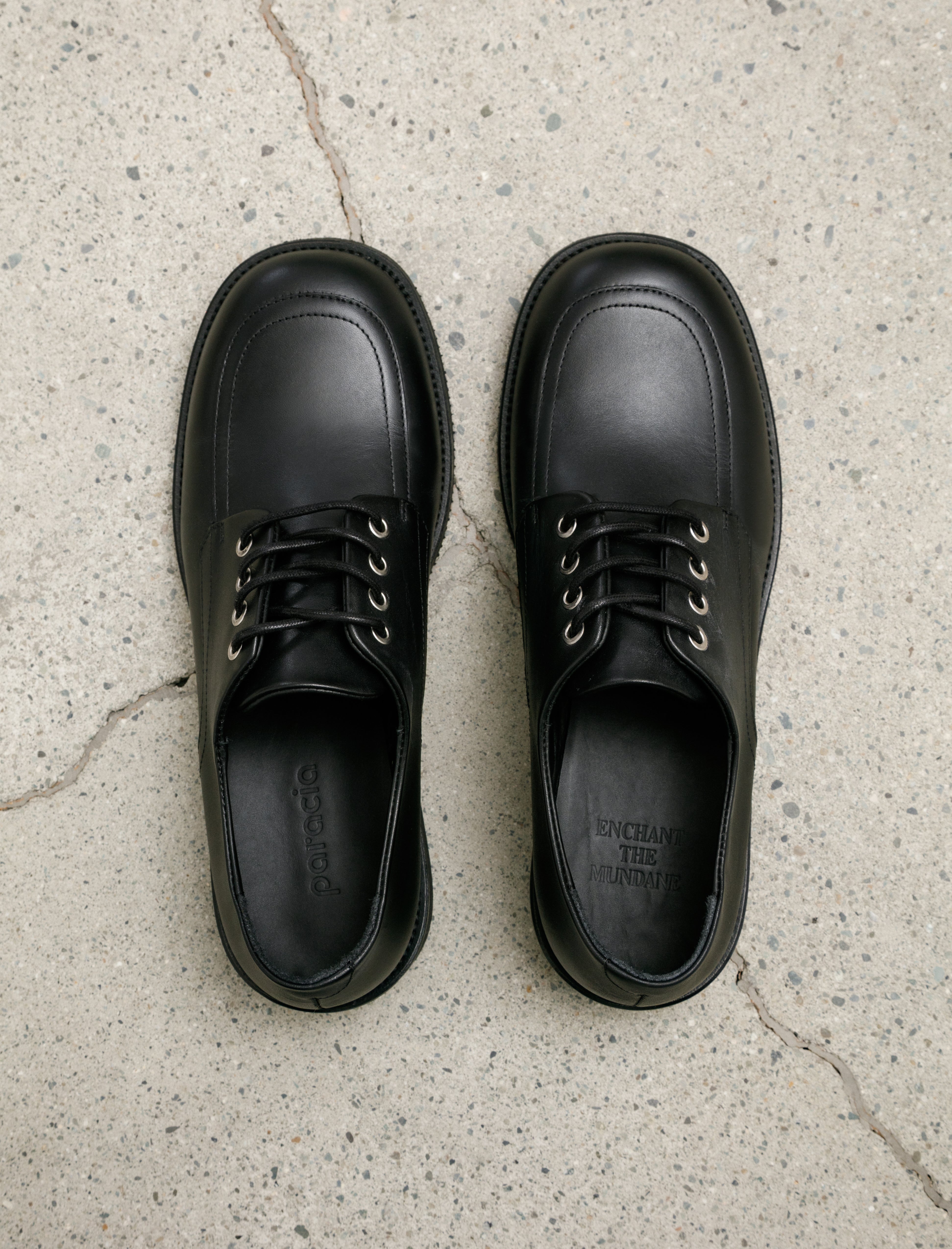 Paracia Old Buster Calfskin Black