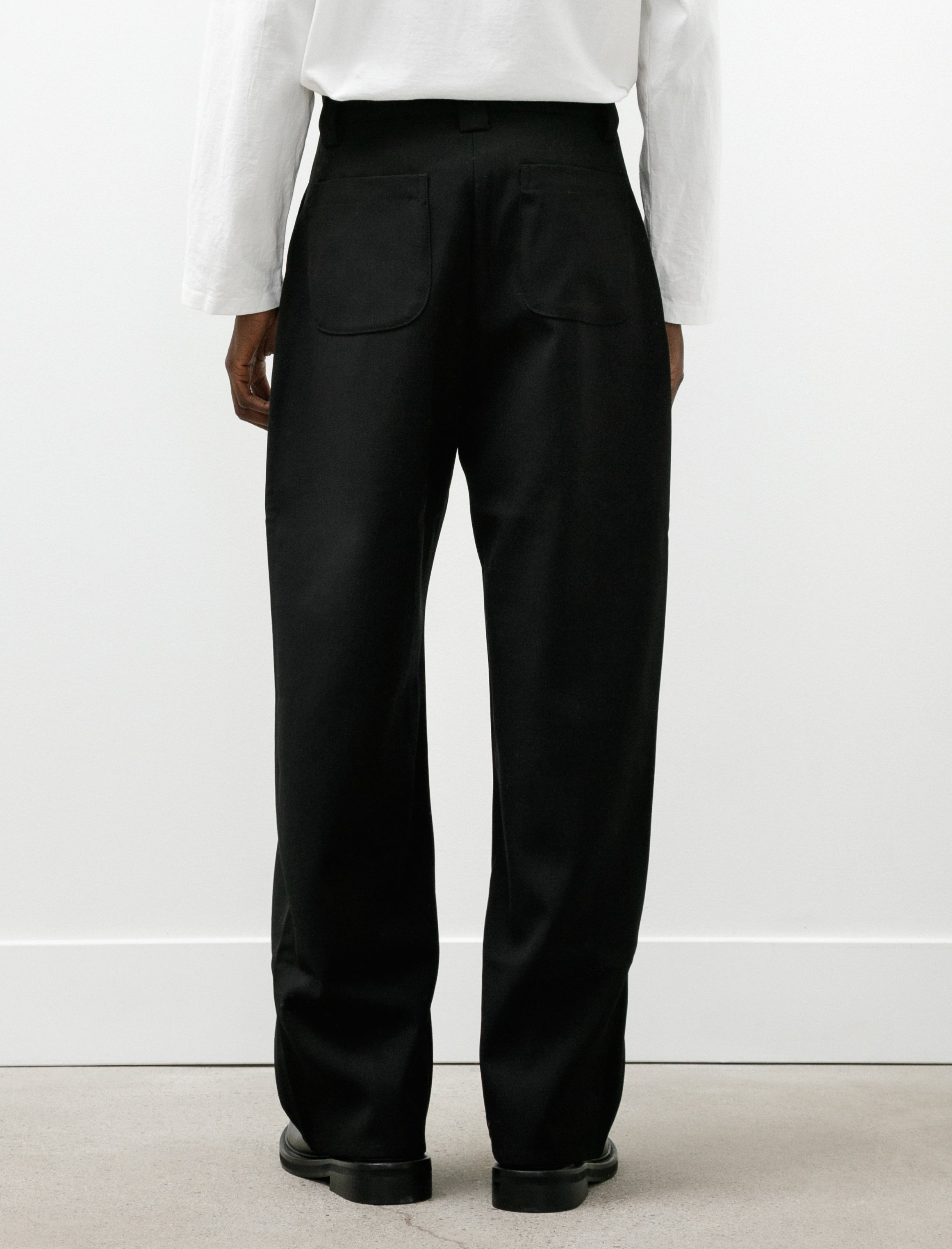 MAN-TLE R21 Y-6 Patch Pants Black Impact Wool