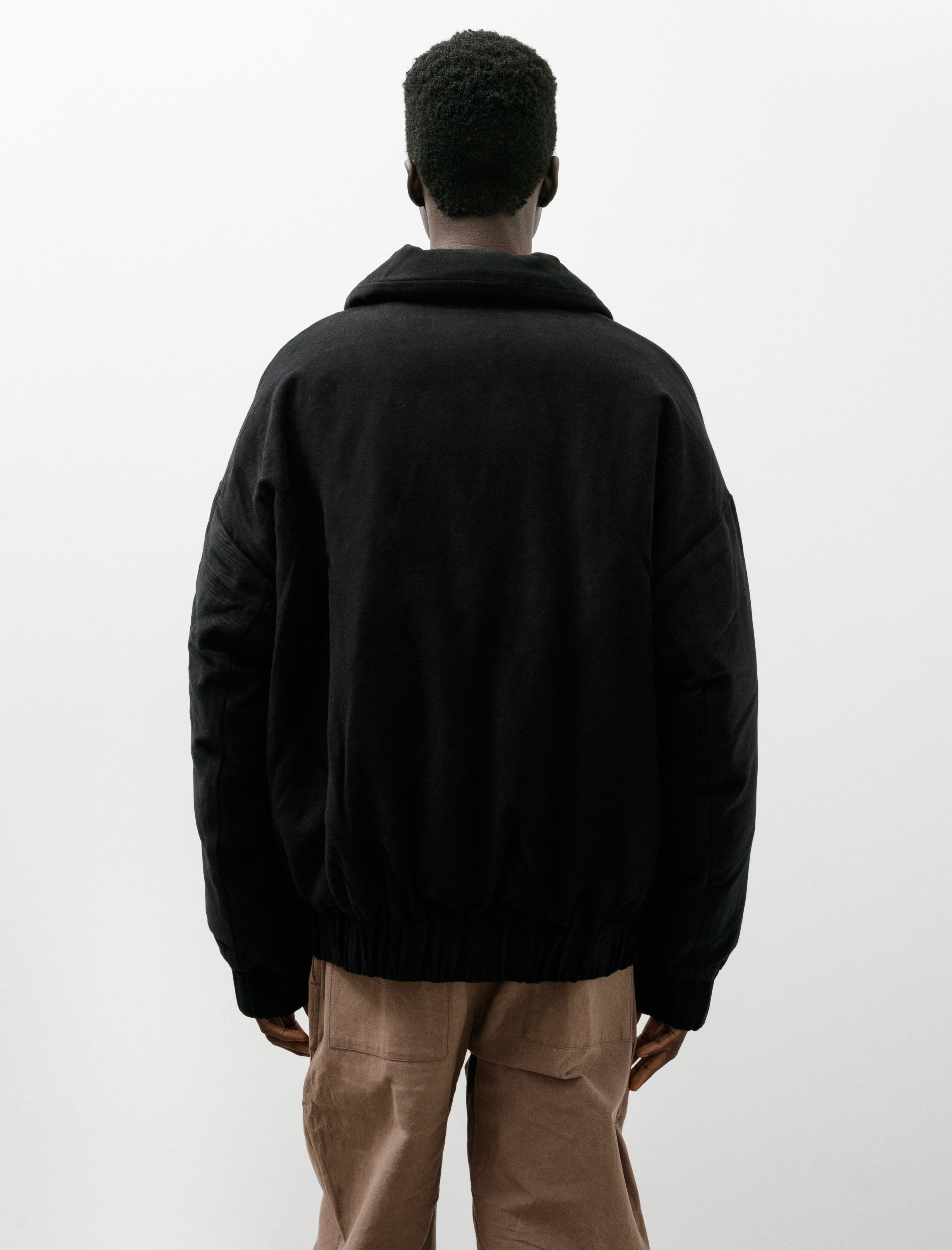 MAN-TLE R21 Down-3 Down Blouson Fluid Supima Back Satin