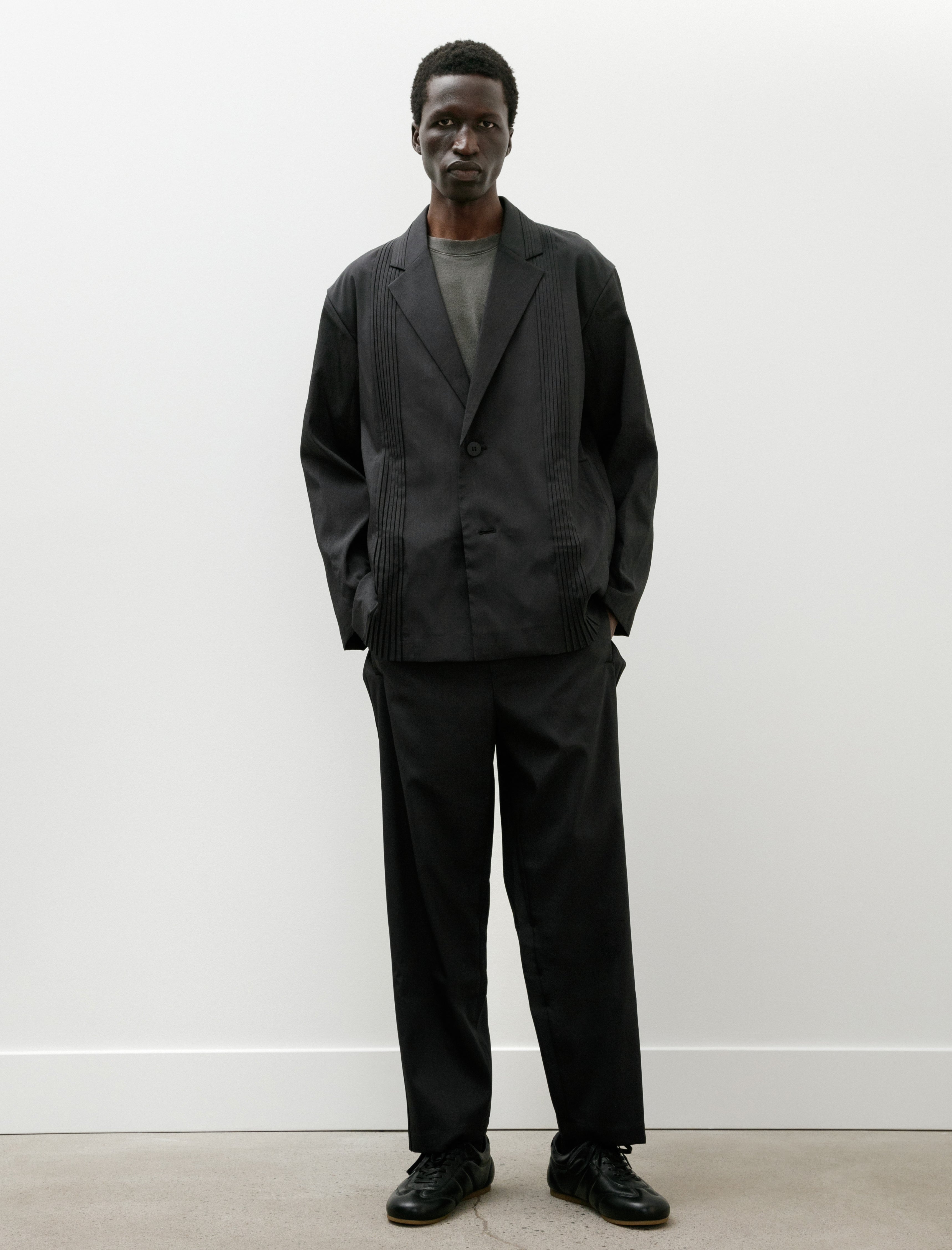 Issey Miyake Air Pleats Pants Black