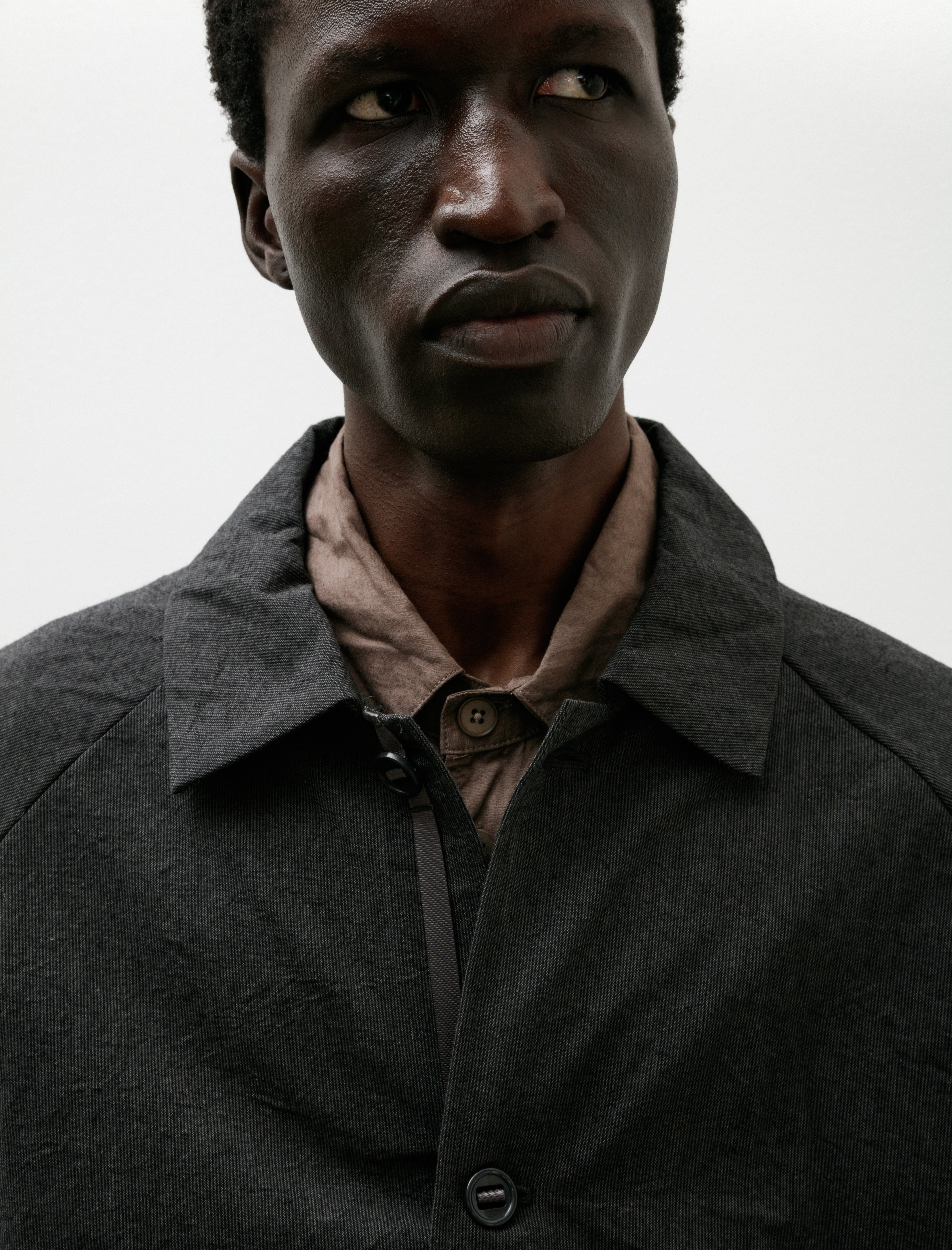 MAN-TLE R19 Shirt-3 Boat Shirt Granite Wool