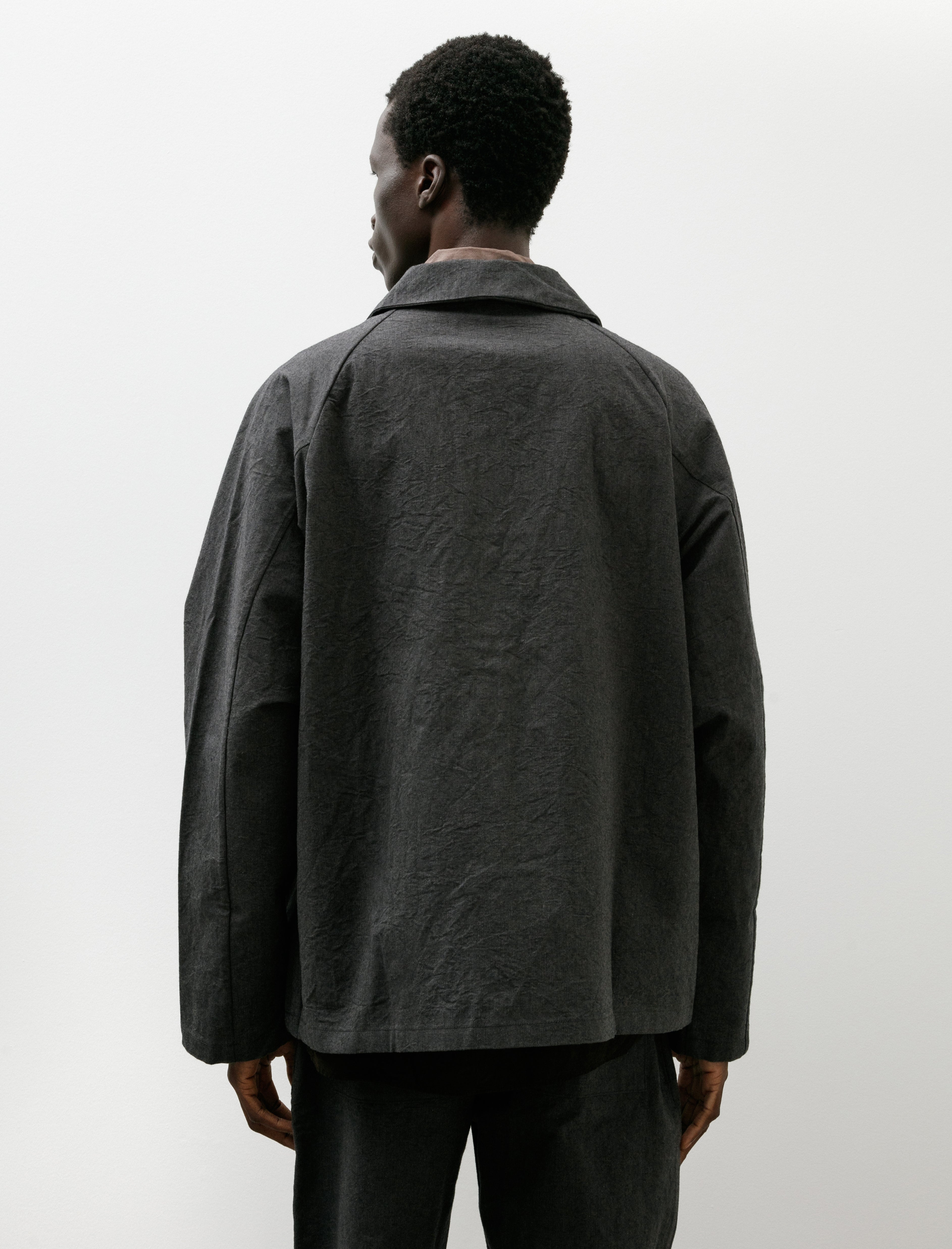 MAN-TLE R19 Shirt-3 Boat Shirt Granite Wool