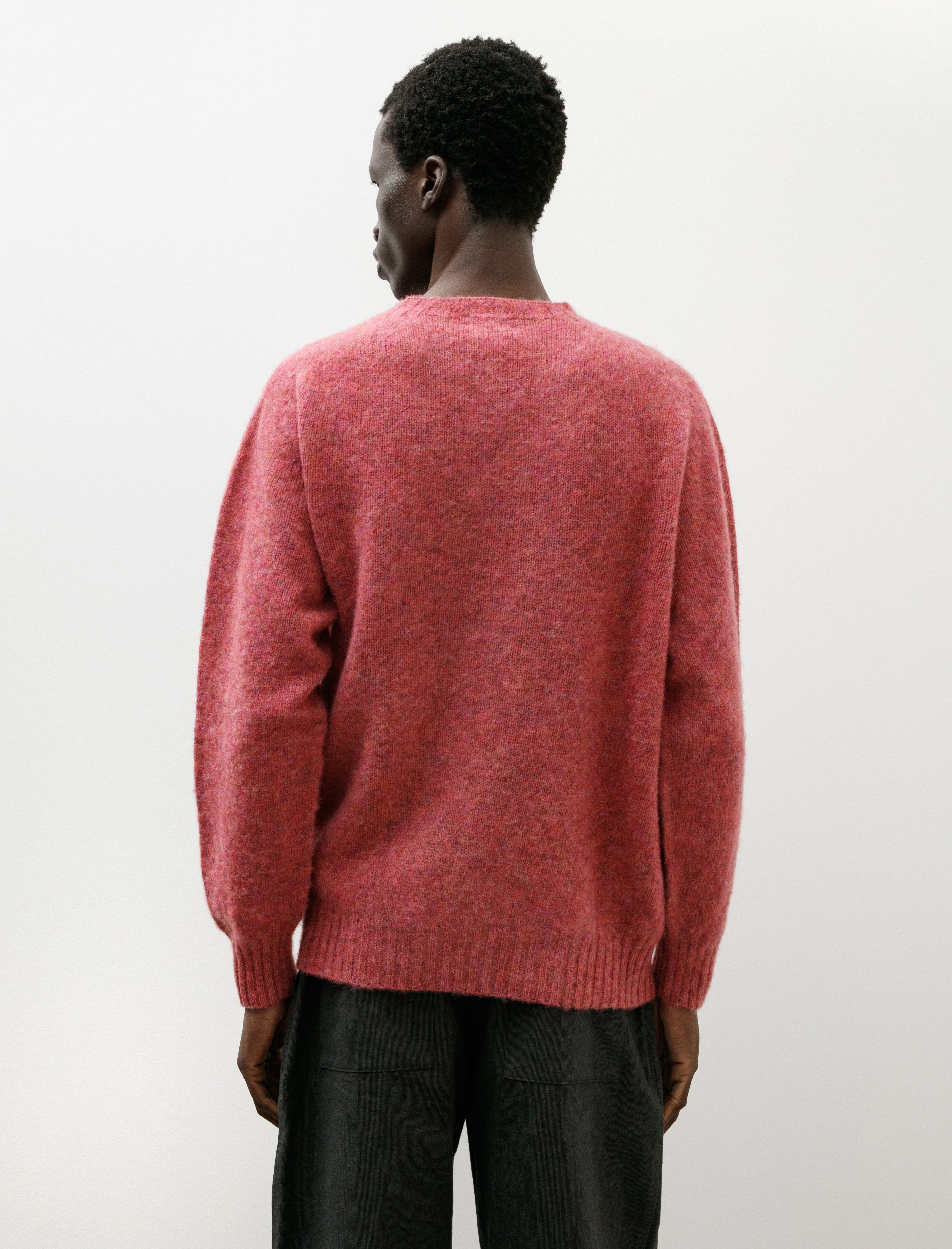 Neighbour Shaggy Pure Wool Sweater Zinnia