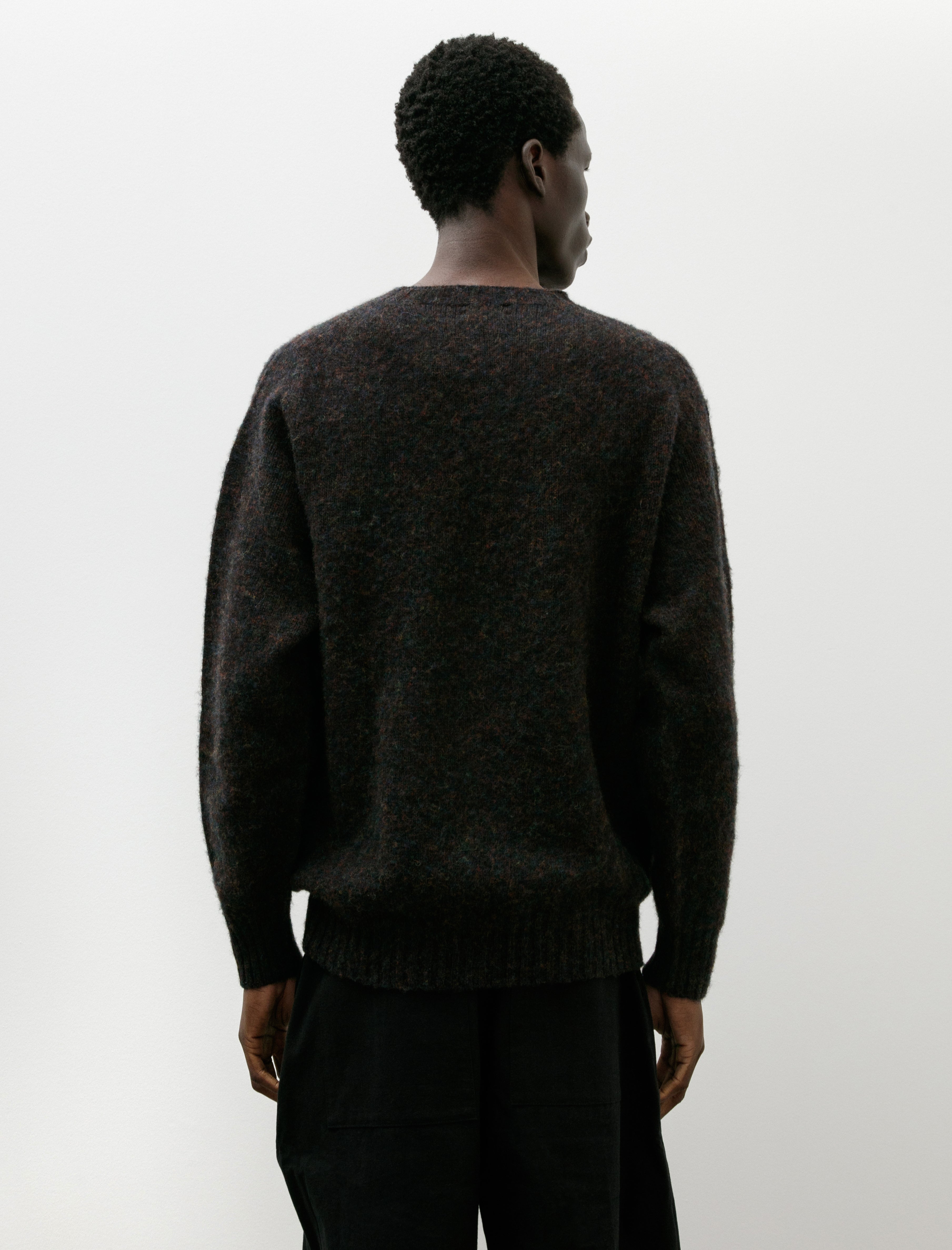 Neighbour Shaggy Pure Wool Sweater Volcano