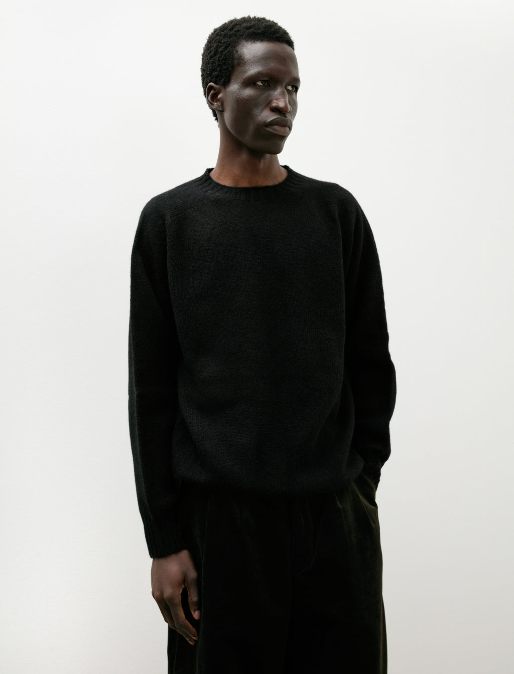 CoSTUME NATIONAL HOMME ウールニット ブラック イタリア製 Neighbour Pure Wool Sweater Black