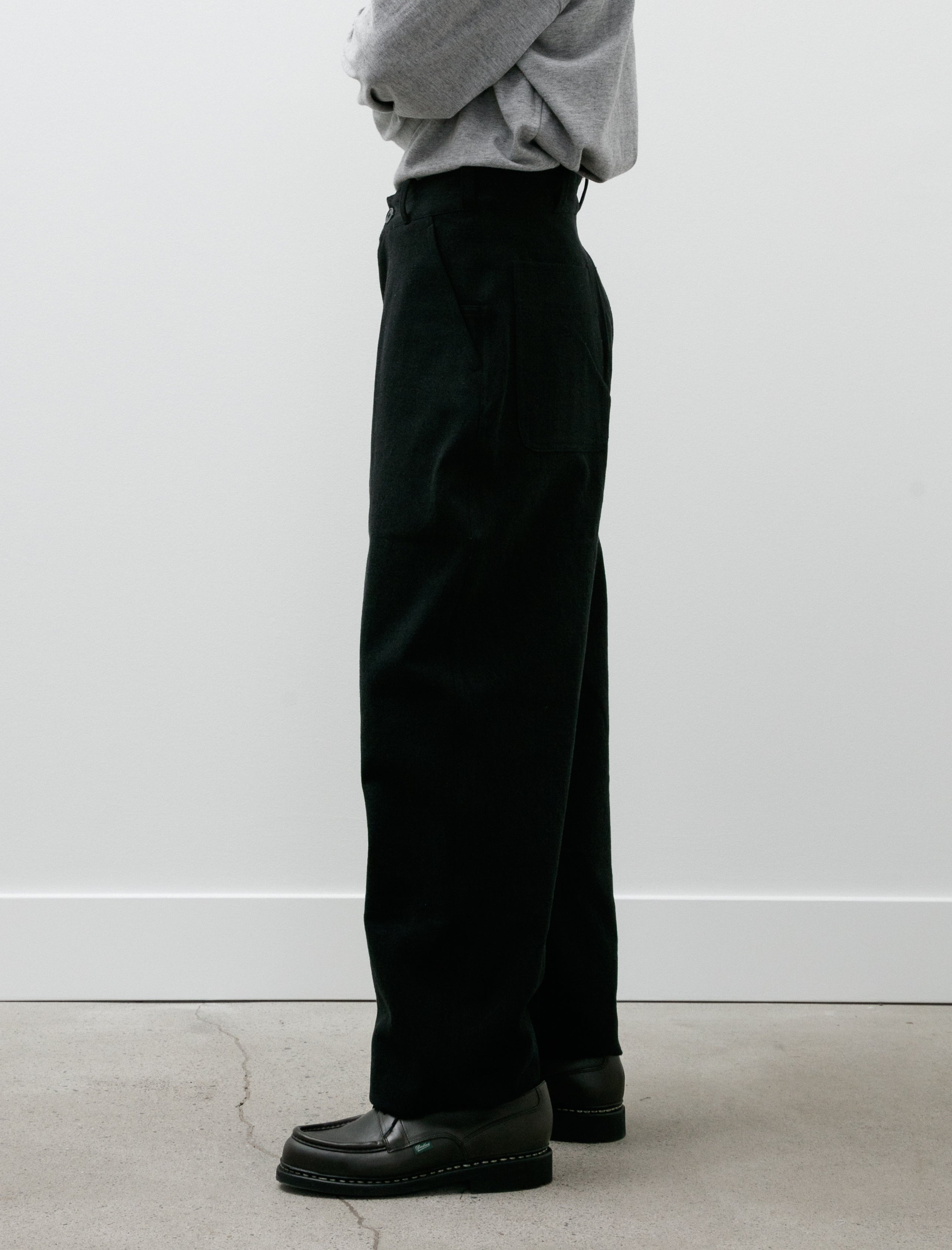 MAN-TLE R19 Jebok-6 Pants All Black Denim