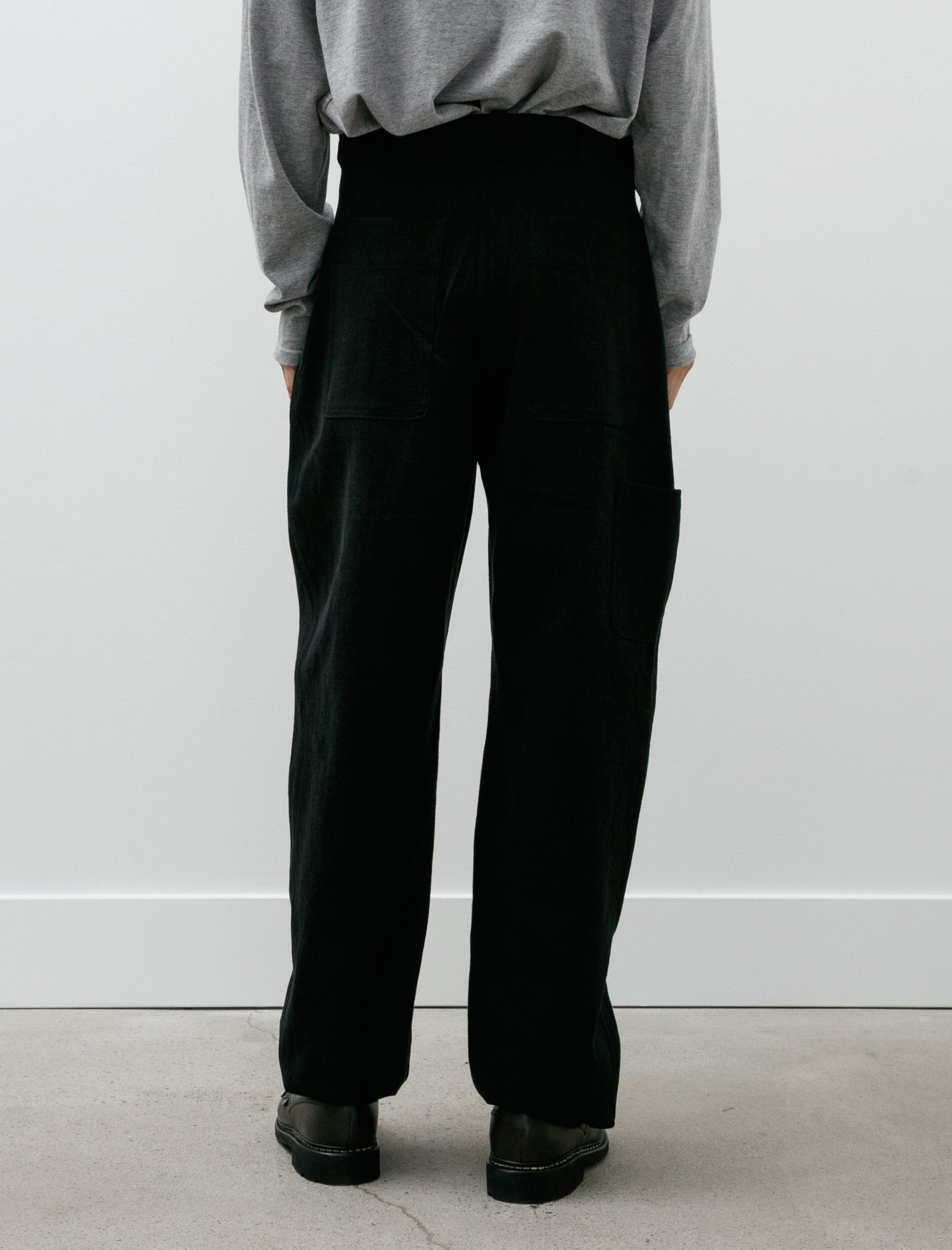 MAN-TLE R19 Jebok-6 Pants All Black Denim