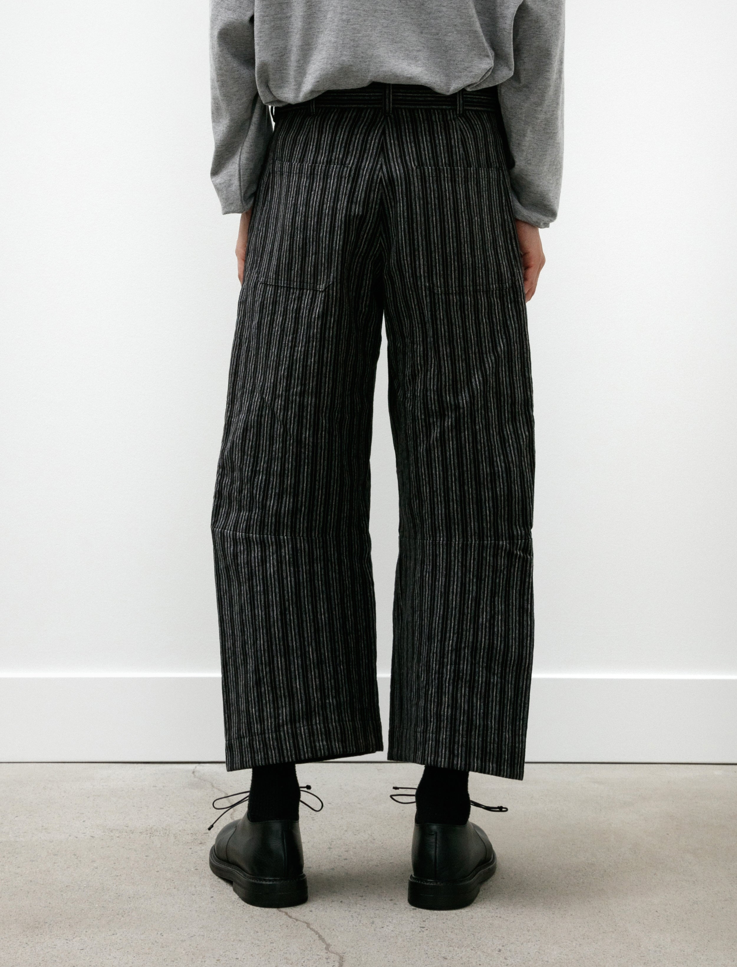 Unkruid Inmo Trousers Black Striped Heavy Coutil