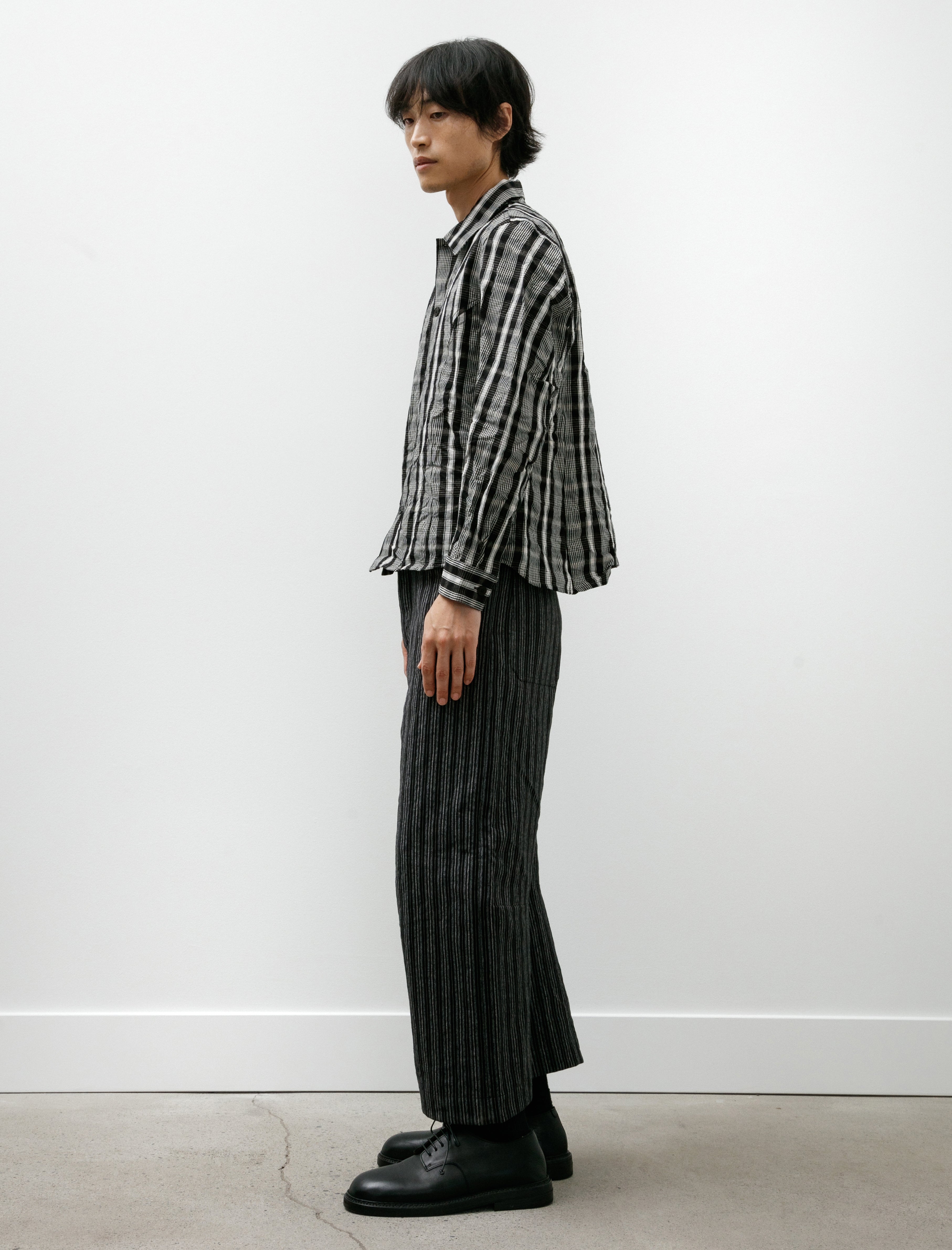 Unkruid Inmo Trousers Black Striped Heavy Coutil