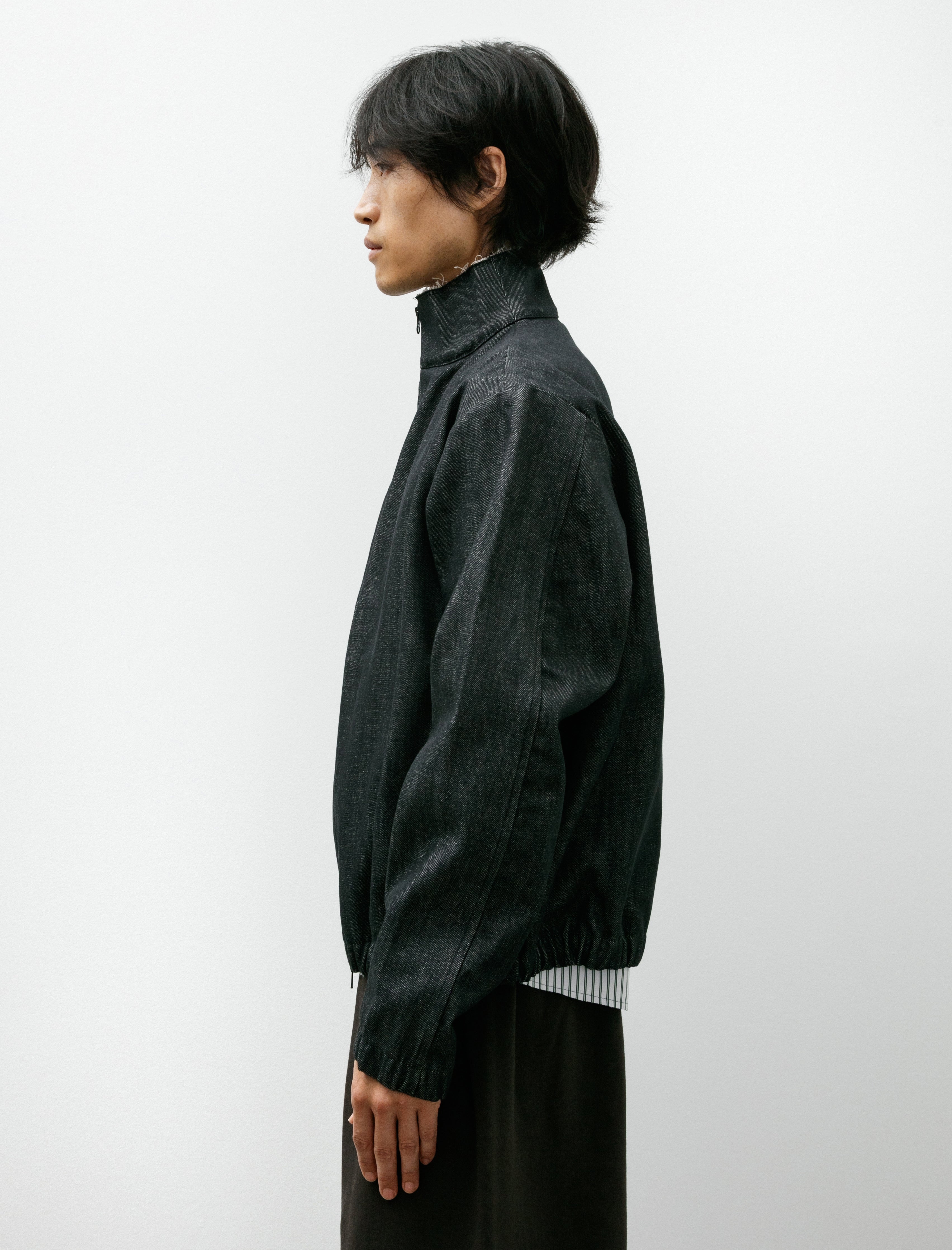 Gabriela Coll Garments No. 261 Zipper Jacket Black Denim