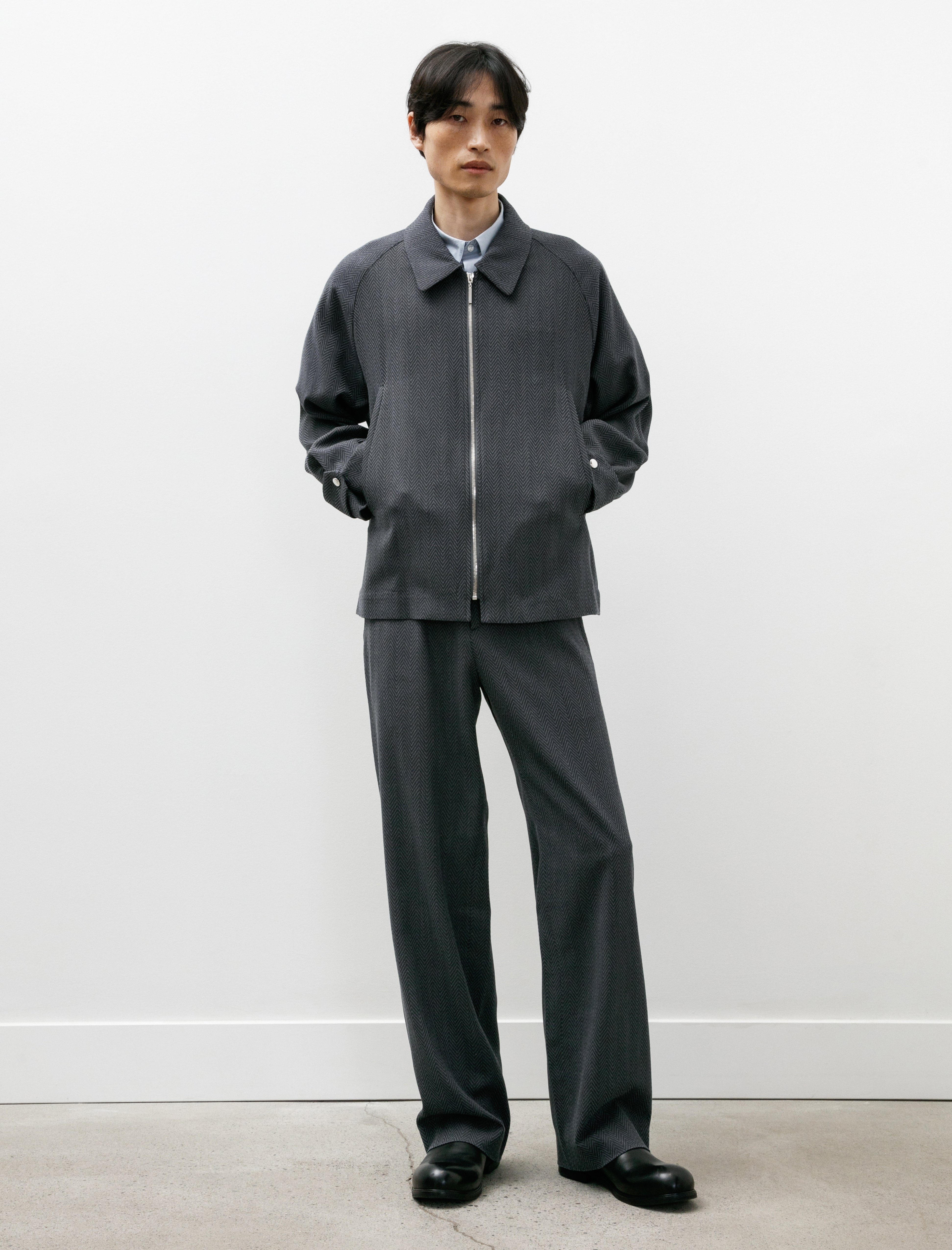 Seya River Blouson High Twisted Hemp River Stone