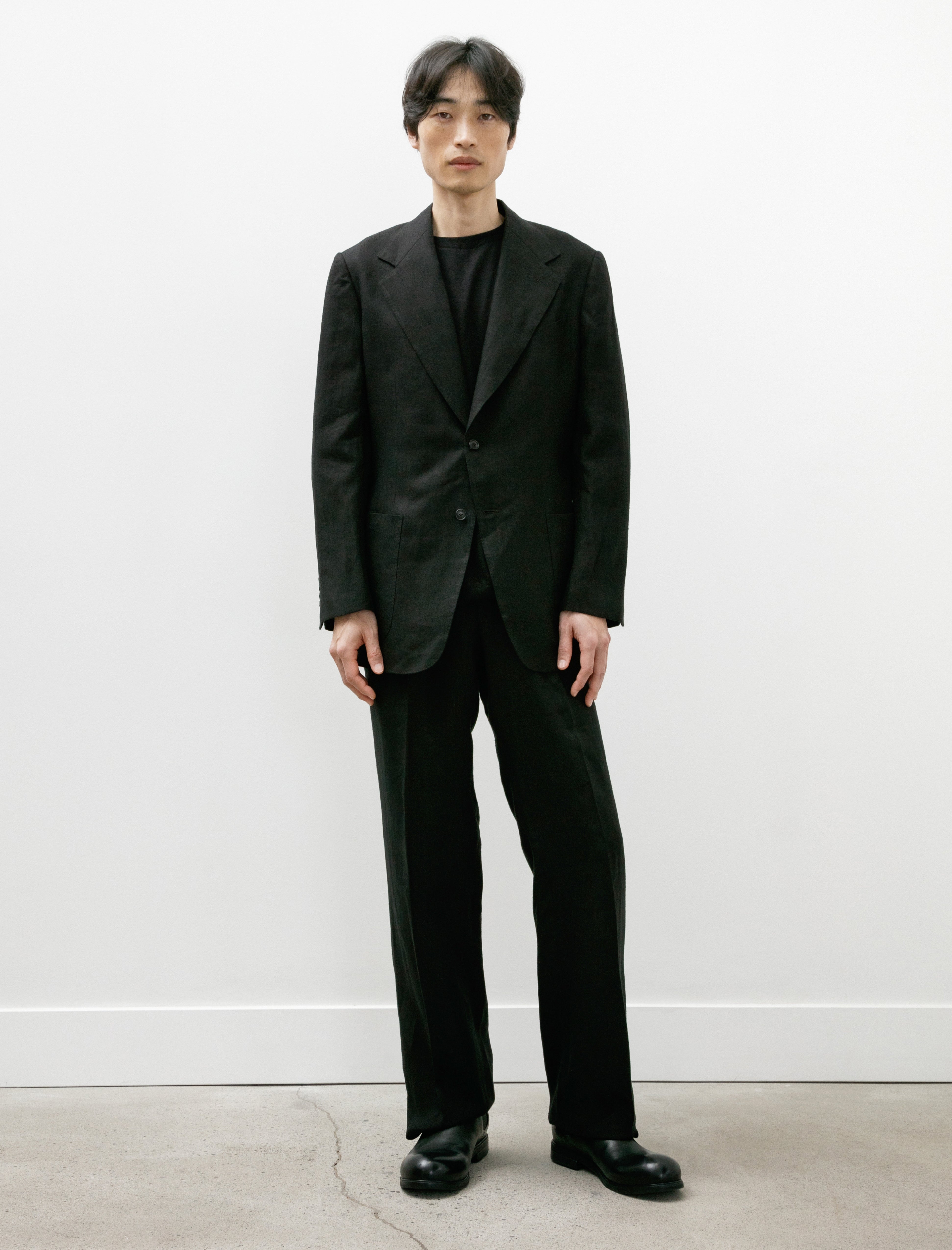 Comoli Canapa Suit Black