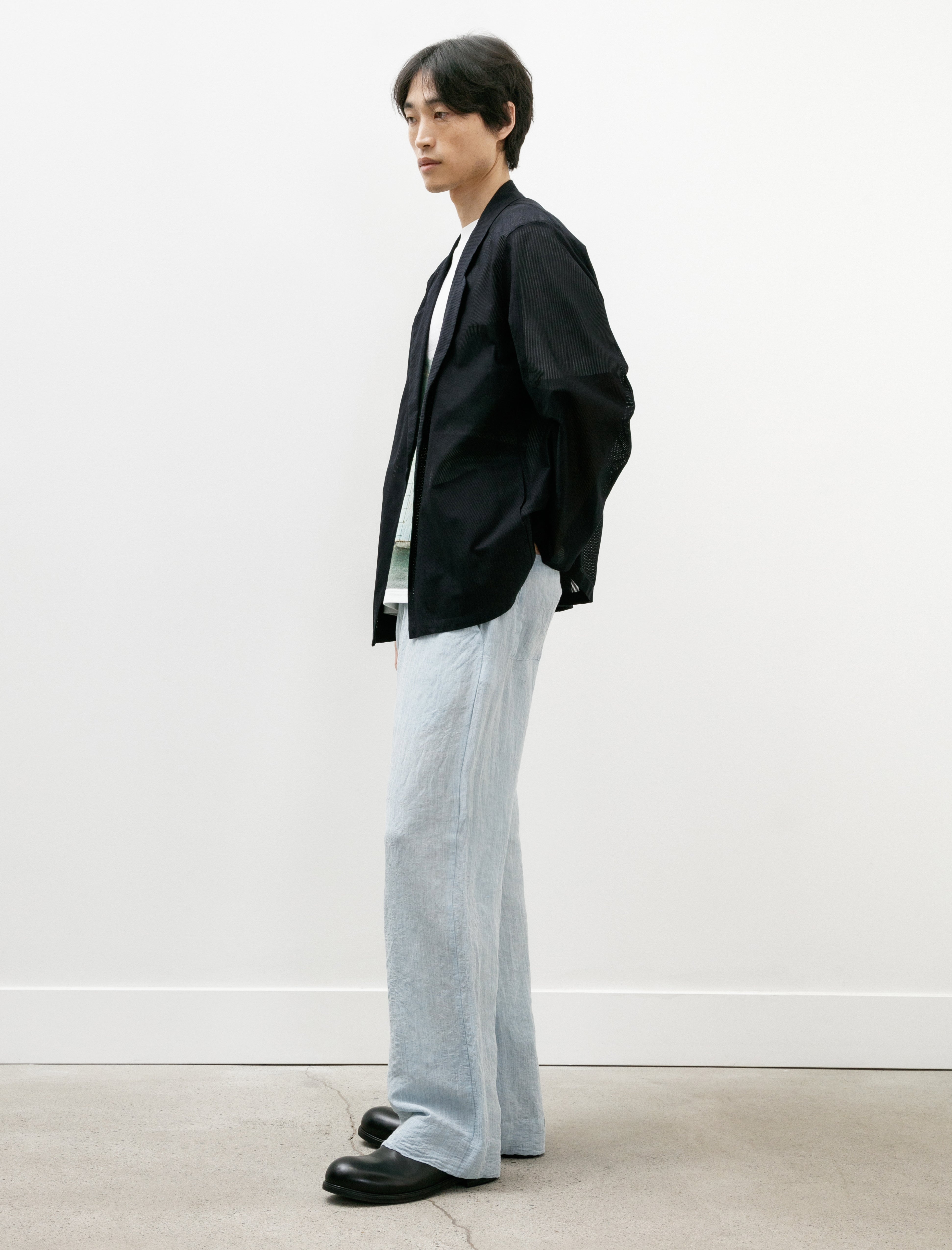 Seya Meitei Jacket Leno Cloth Night River