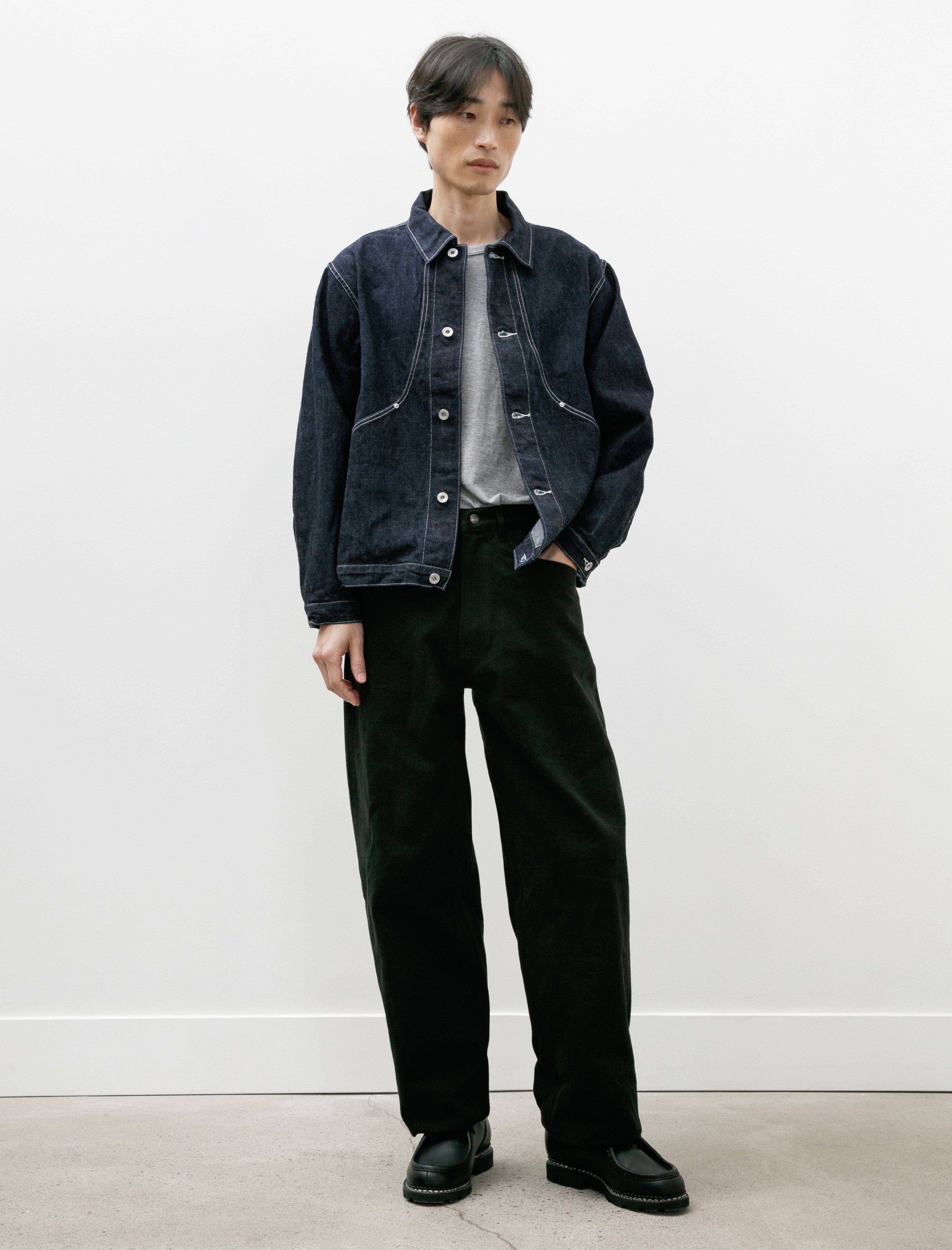 Henry's Curved Jeans Black Midnight