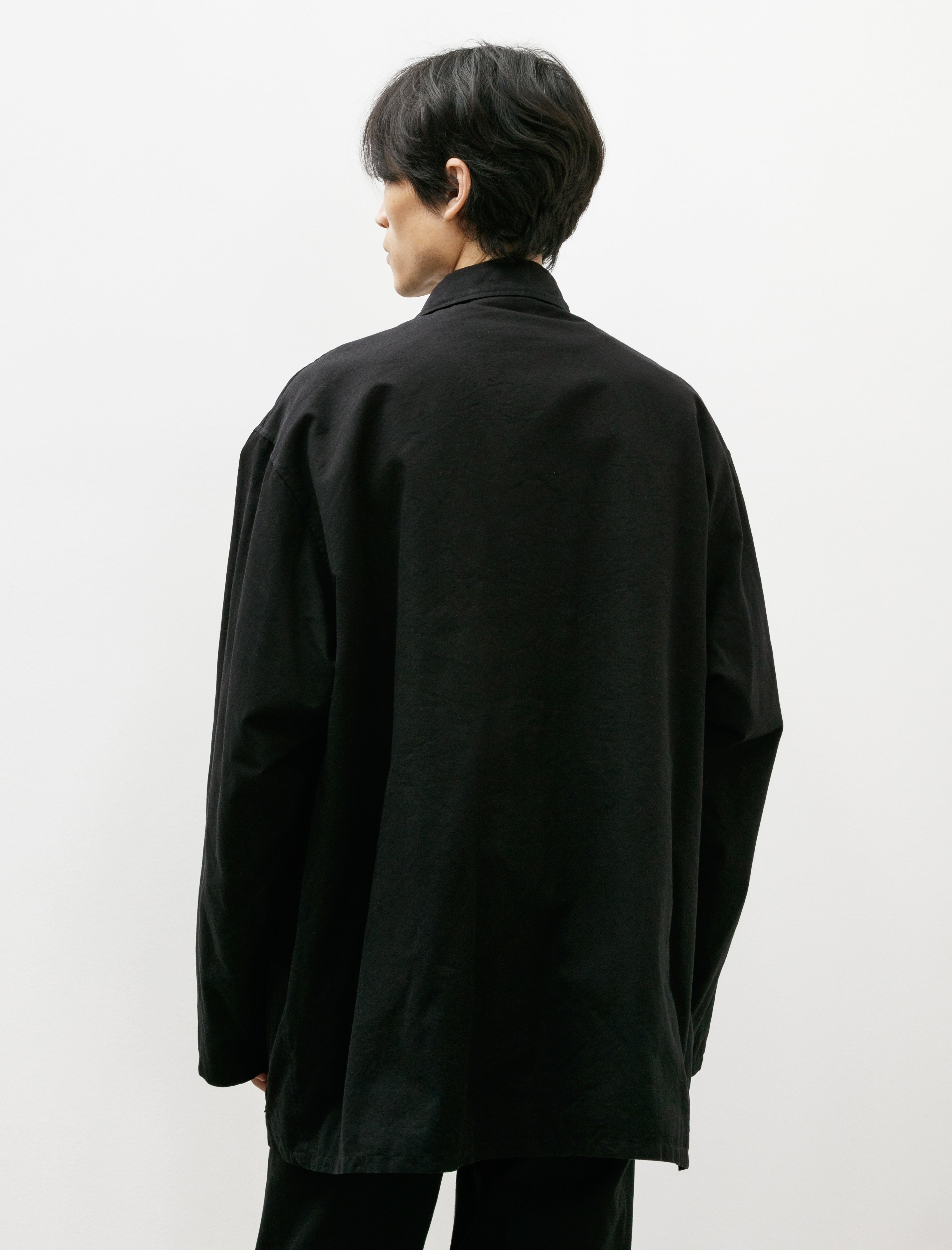 Comoli Post-Work Twill Jacket Black