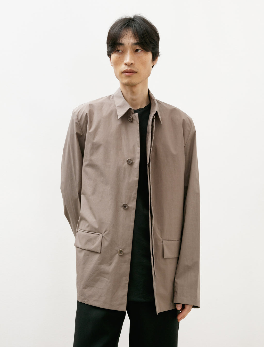 Rier Jacket Popelin Waxed Argile – Neighbour