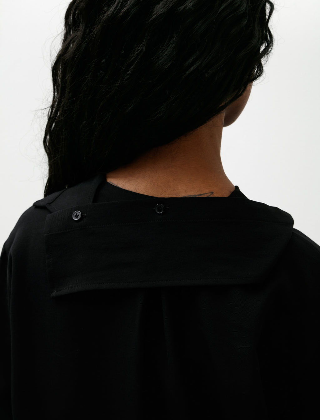 Y's by Yohji Yamamoto Sailor Collar Blouse Black – Neighbour