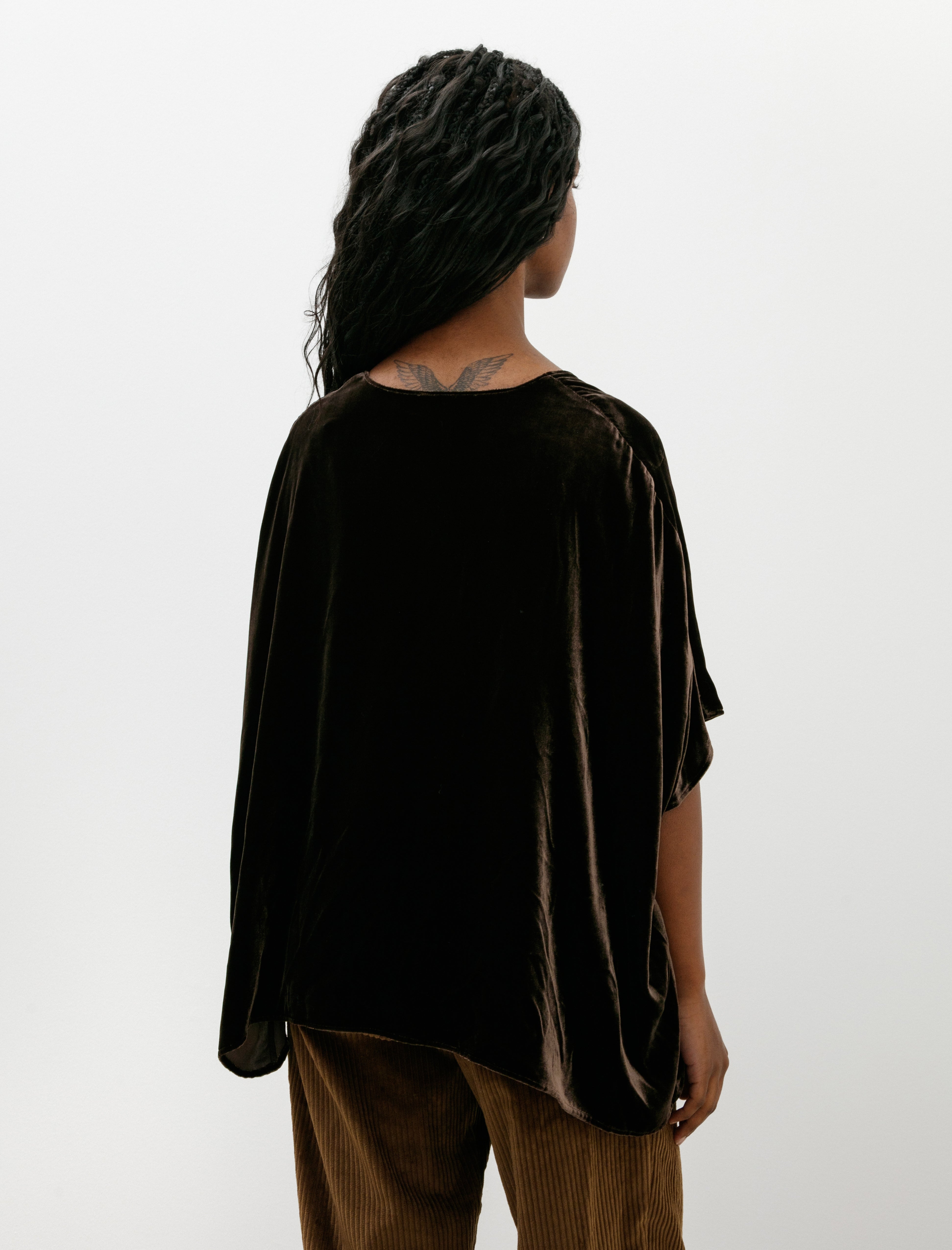 Dušan Easy T-Shirt Silk Velvet Brown