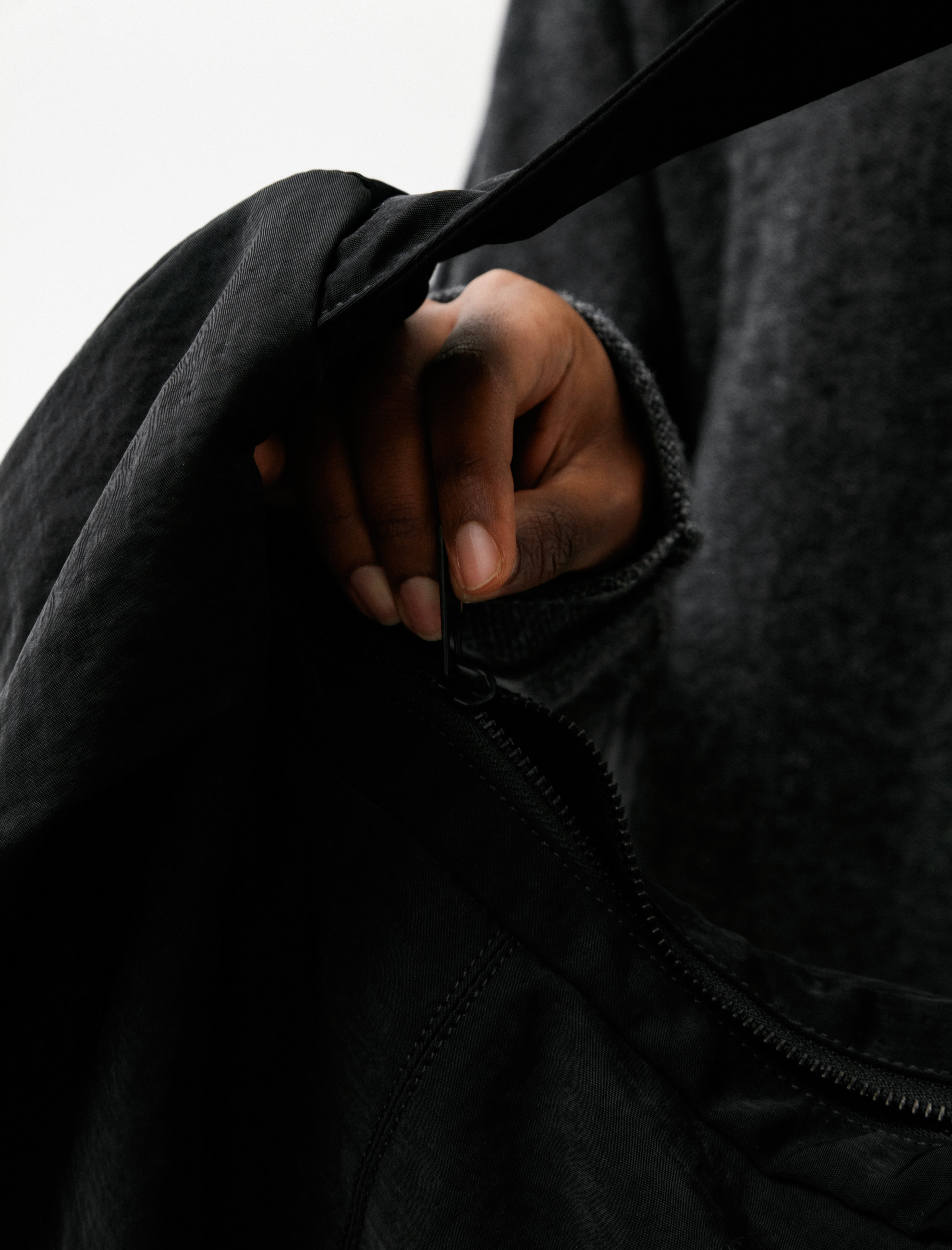 Y's by Yohji Yamamoto Gyoza Style Bag Black