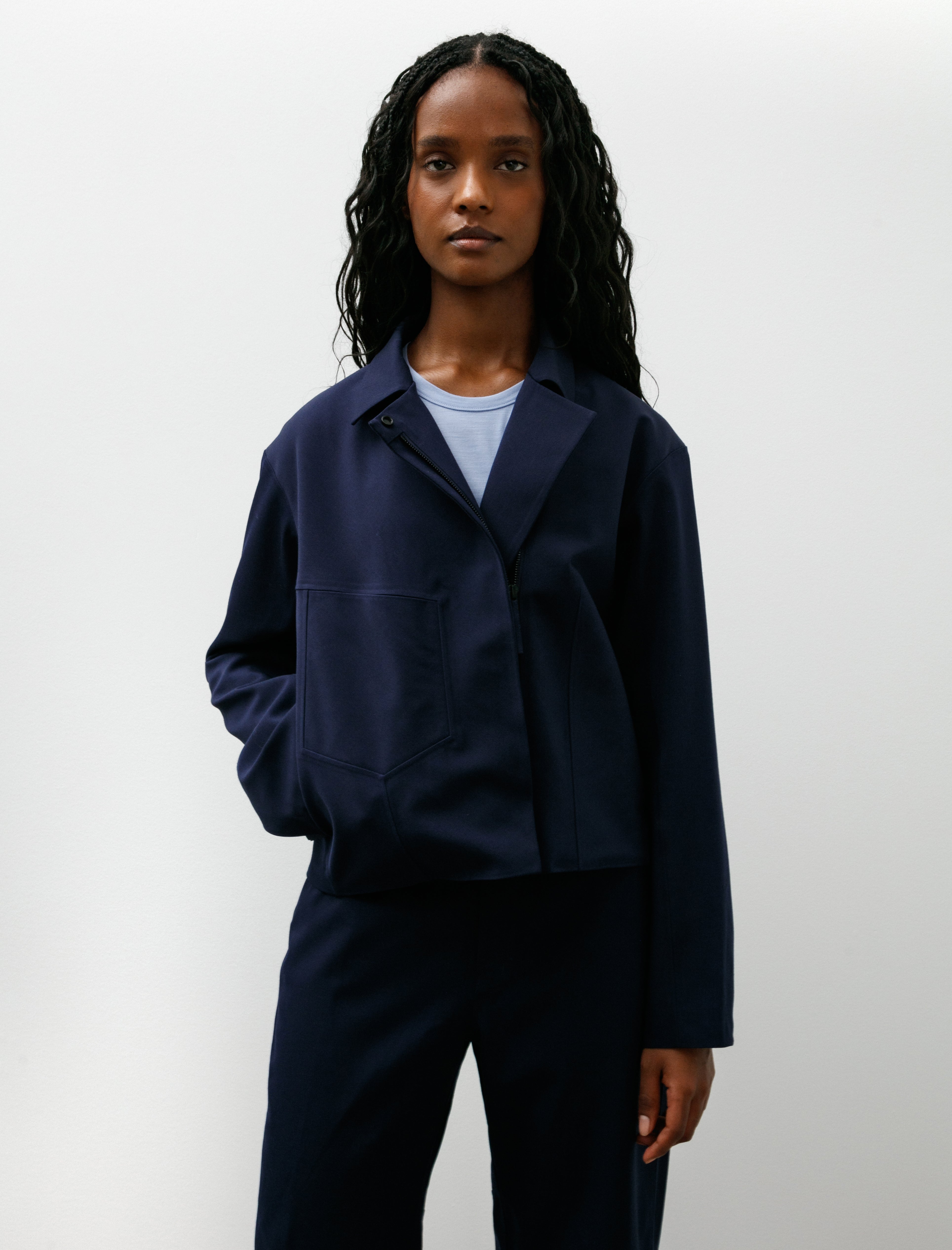 Veilance Belfry Wool Jacket Passport Heather