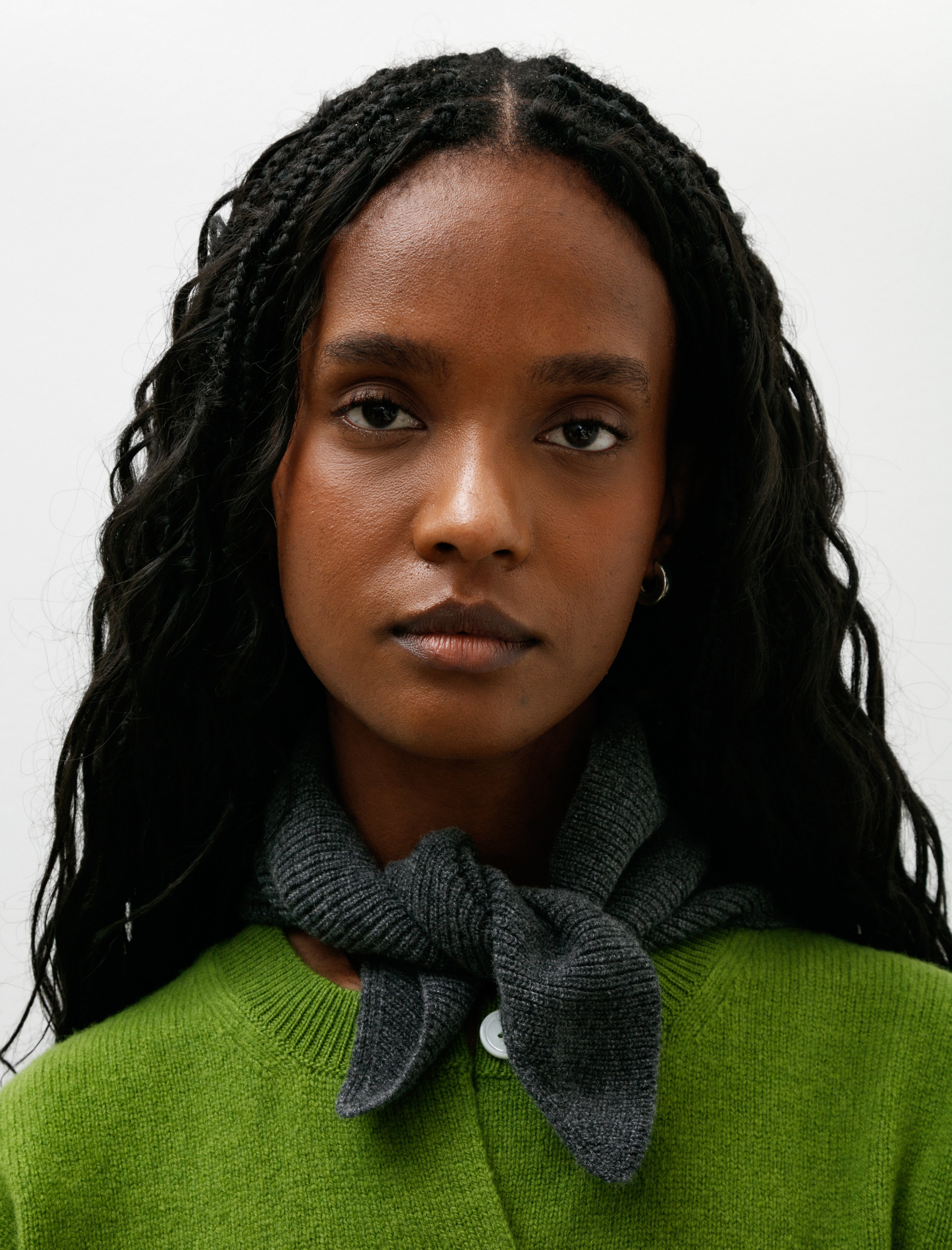 & Daughter Fionn Cashmere Foulard Derby Grey
