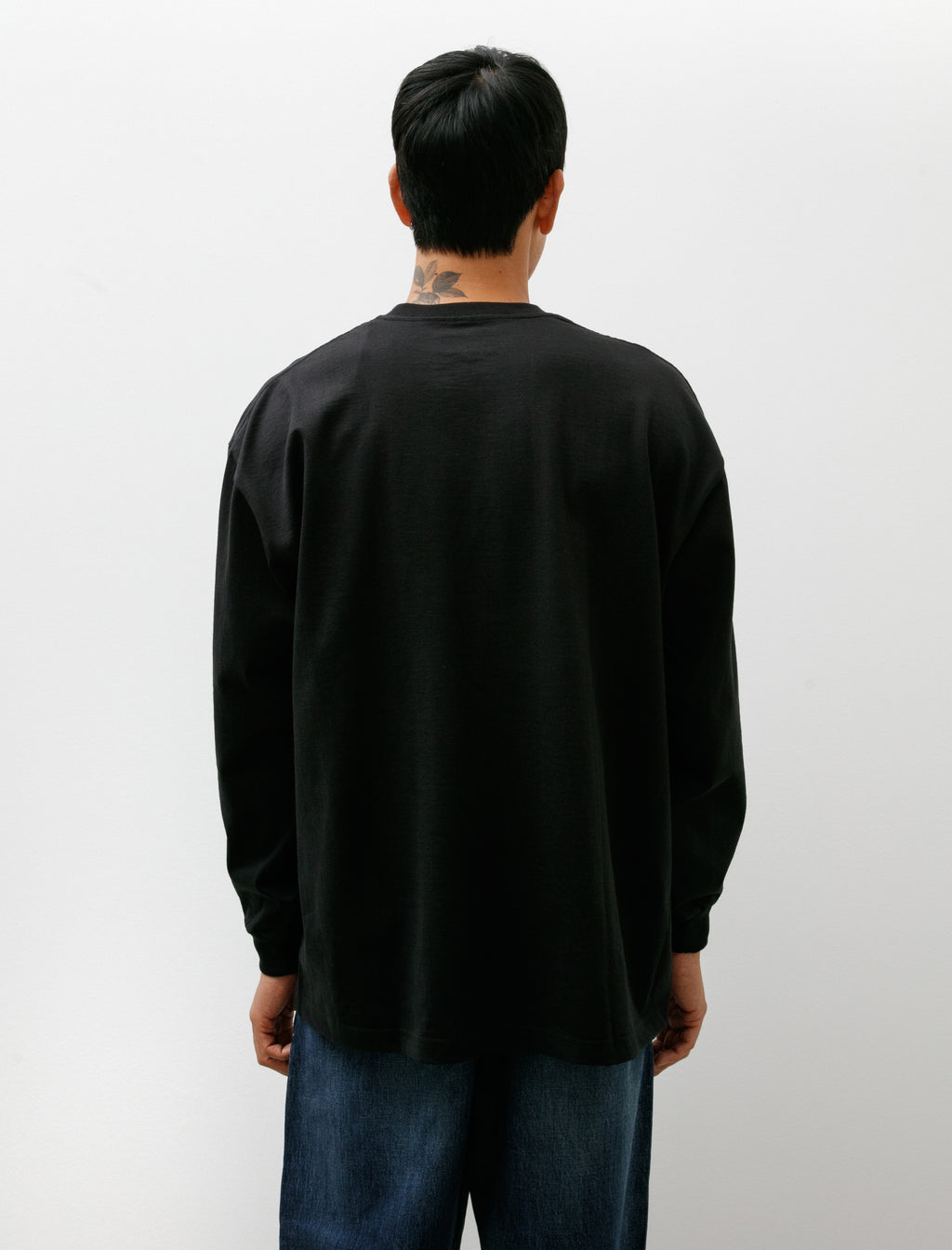 Graphpaper Heavy Weight L/S Oversized Tee Black – Neighbour