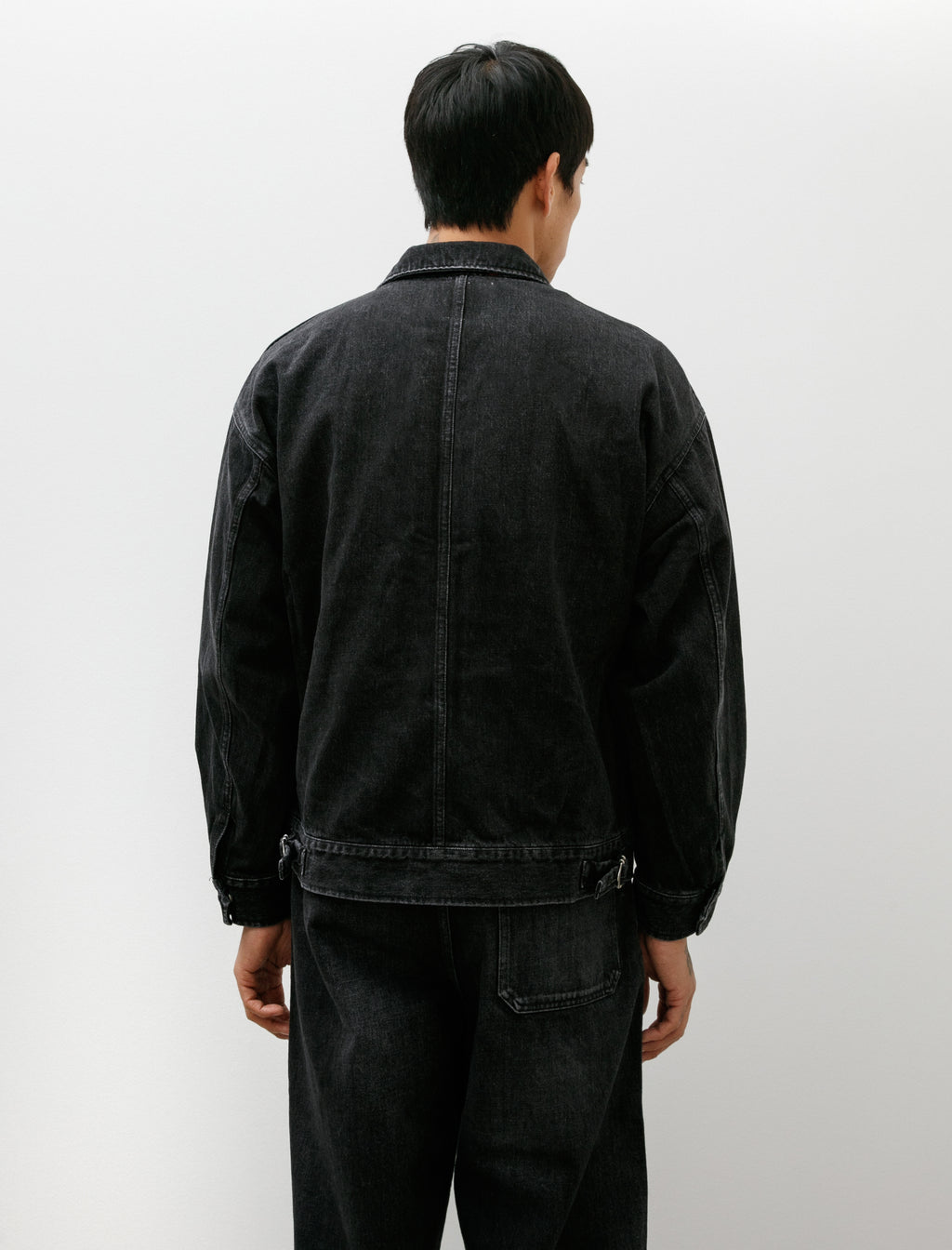 Graphpaper Selvage Denim Zip Jacket Black Dark Fade – Neighbour