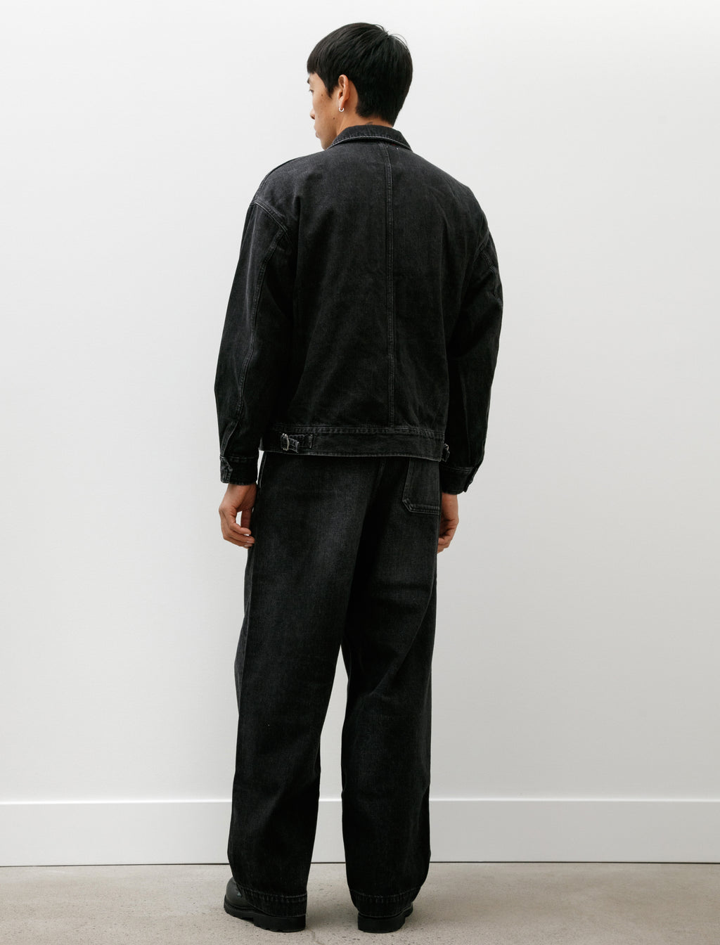 Graphpaper Selvage Denim Belted Pants Black Dark Fade – Neighbour