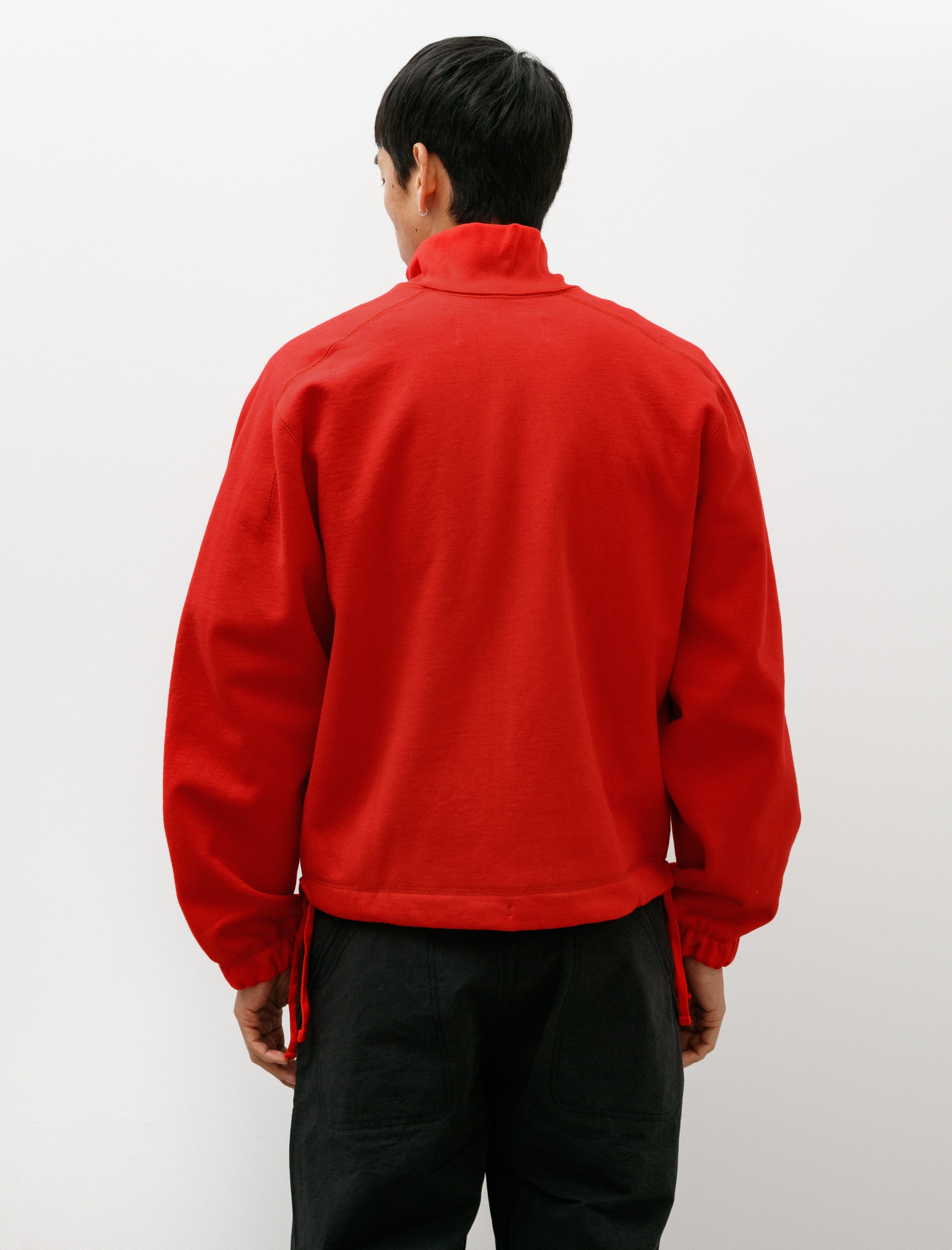 Colin Meredith Knot Zip Sweater Rouge