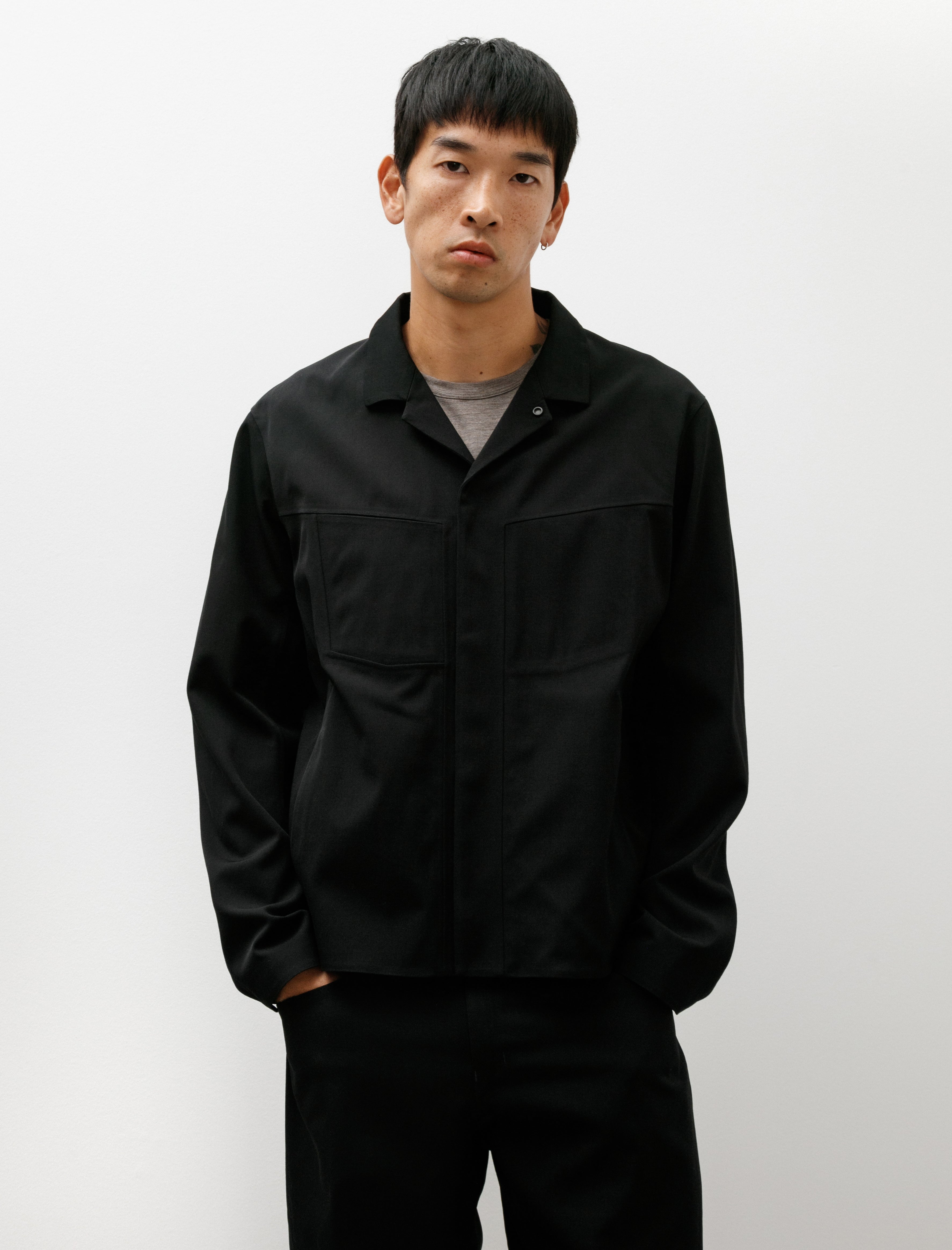 Veilance Voronoi Wool Jacket Black